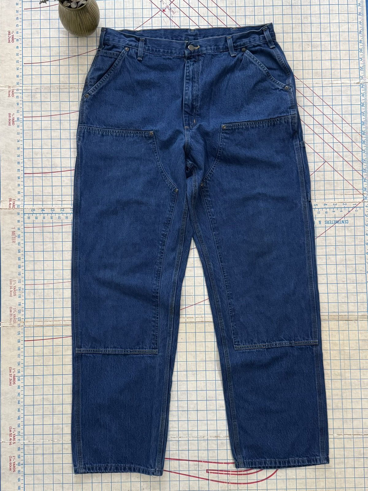 Carhartt Carhartt Double Knee Workwear Denim Work Pants Size 38x31 Size US 38 / EU 54 - 3 Thumbnail