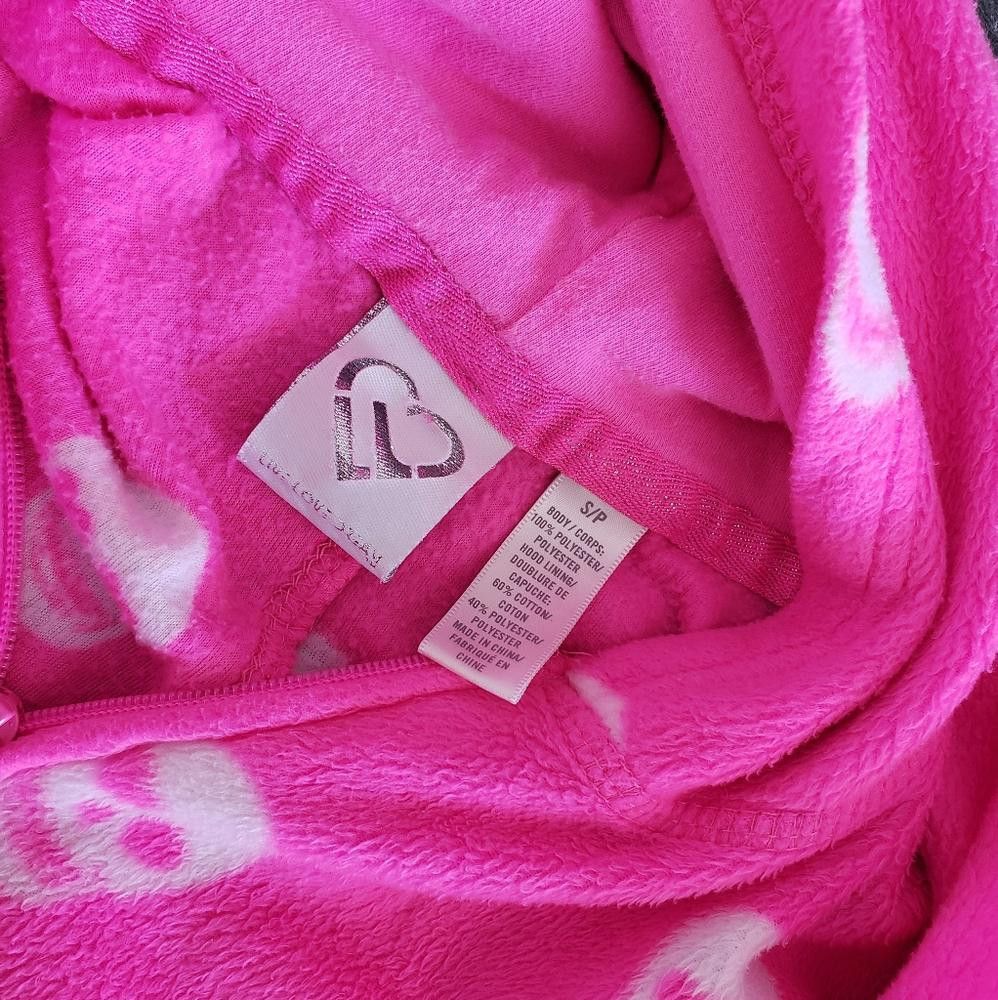 Aeropostale Pink White Skull LLD Pajama Onesie Size ONE SIZE - 4 Thumbnail