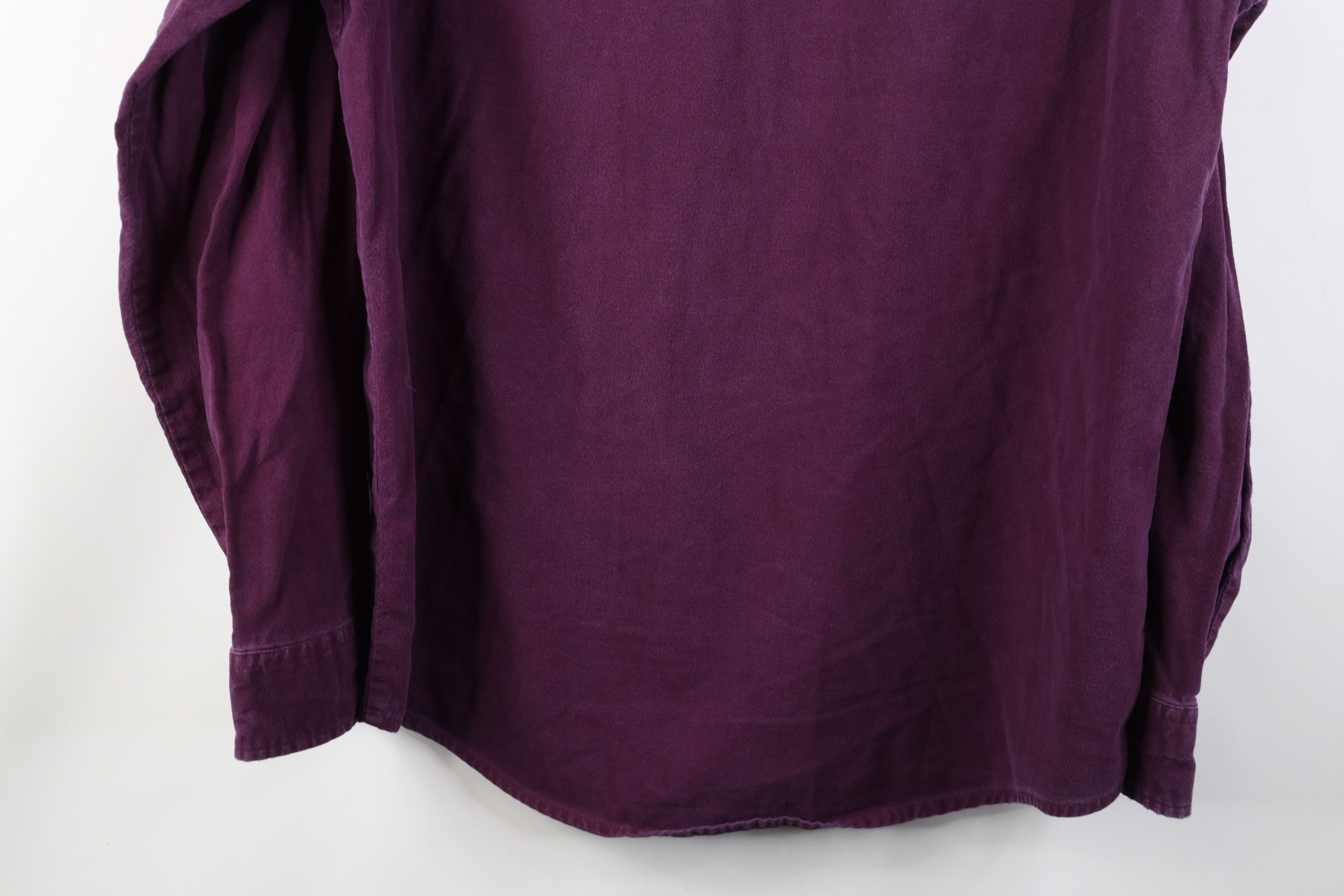 Vintage Vintage 90s Streetwear Chamois Collared Button Down Shirt Size US L / EU 52-54 / 3 - 14 Thumbnail