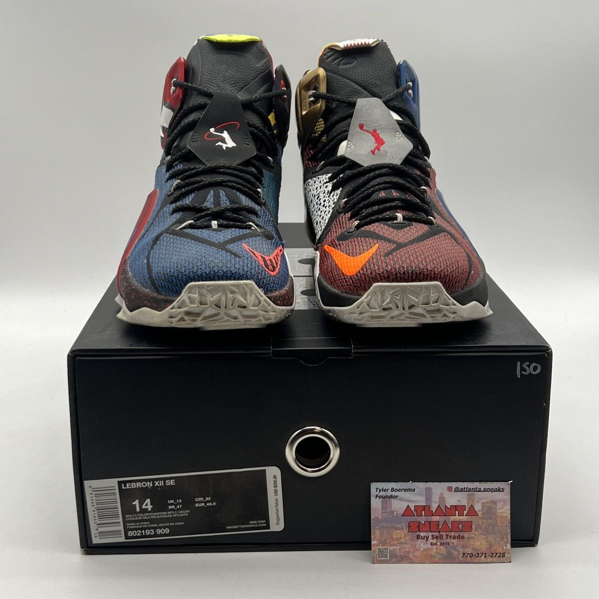 Nike Lebron 12 what the Size US 14 / EU 47 - 2 Thumbnail