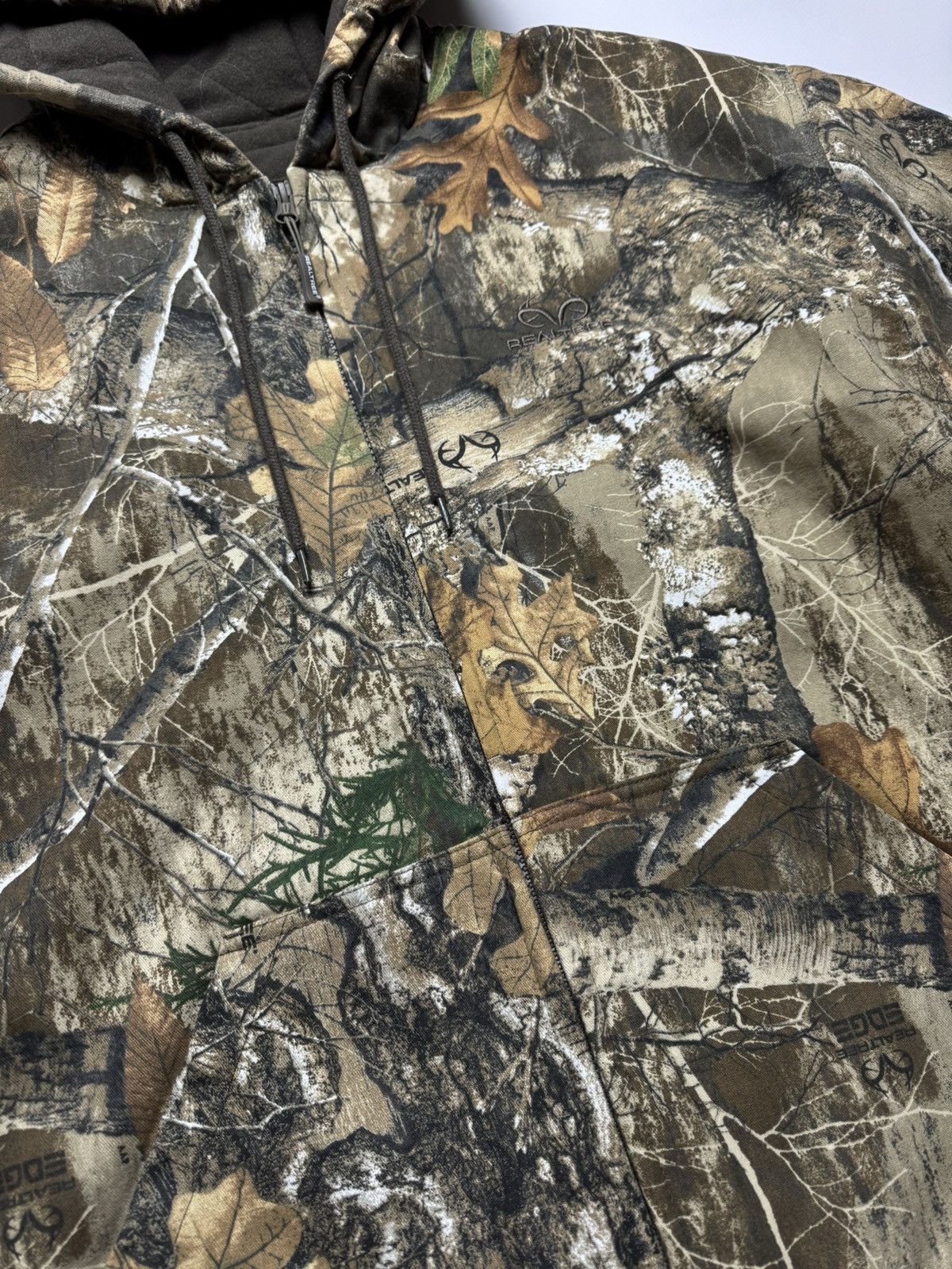 Realtree Realtree Edge Camo Quilted Lined Hooded Bomber Jacket - XL Size US XL / EU 56 / 4 - 3 Thumbnail