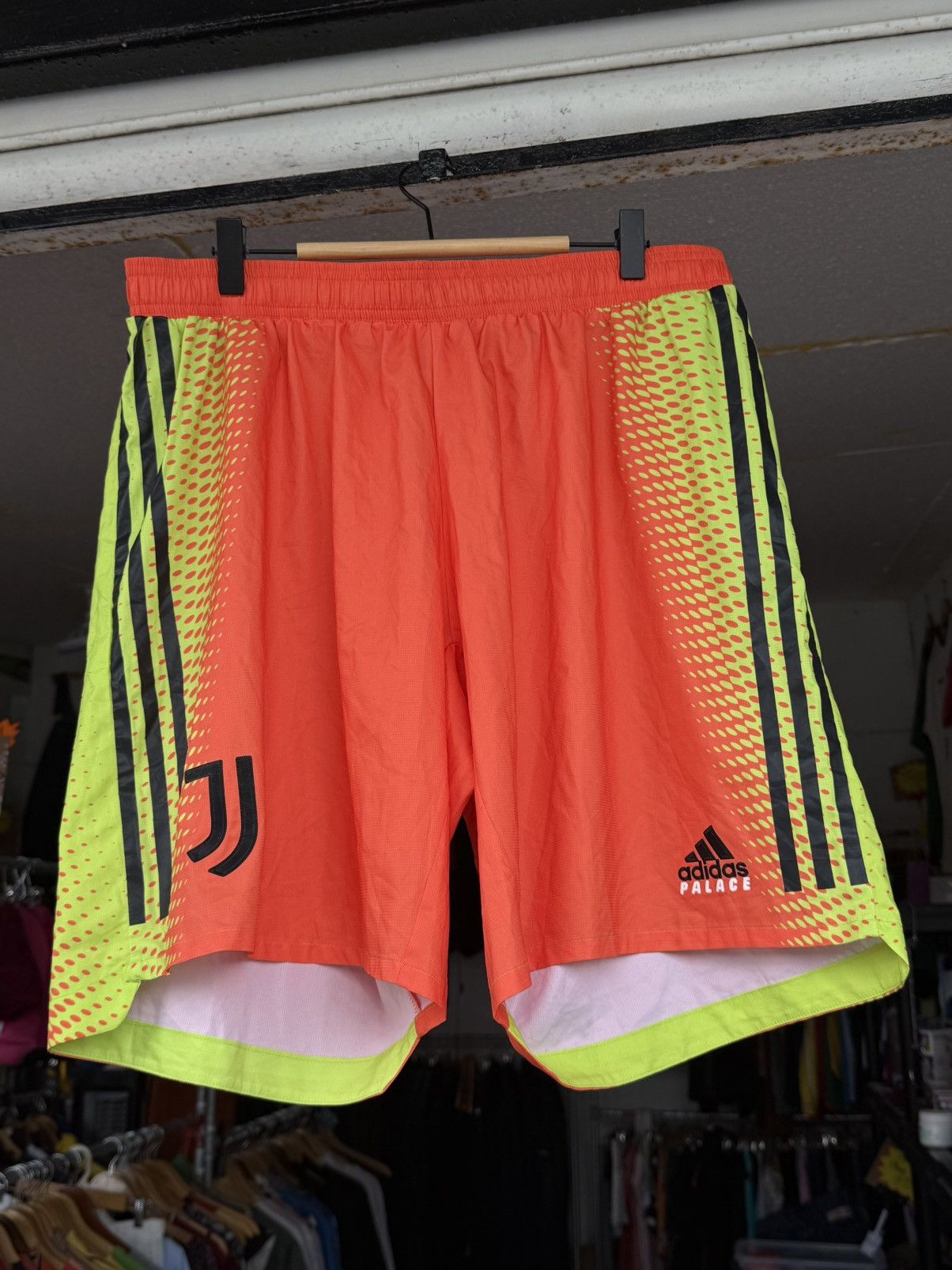 Adidas × Palace Palace x Adidas x Juventus Home Shorts (2019/20) - Rare XL Size US 36 / EU 52 - 1 Thumbnail