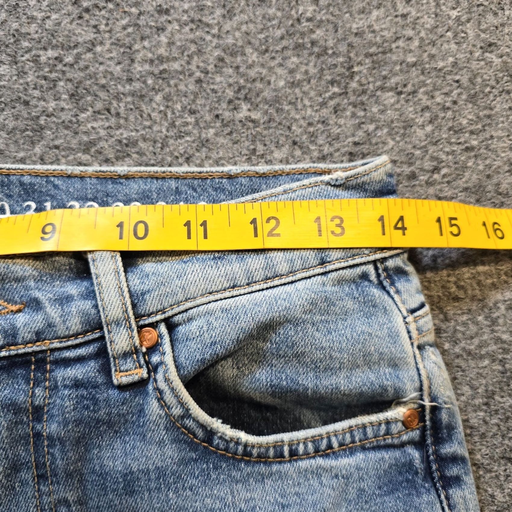 Denime Never Denim Jeans Womens Size 26 Blue Light Wash Skinny Stretch Capsule Casual Regular Womens Size 26" / US 2 / IT 38 - 5 Thumbnail