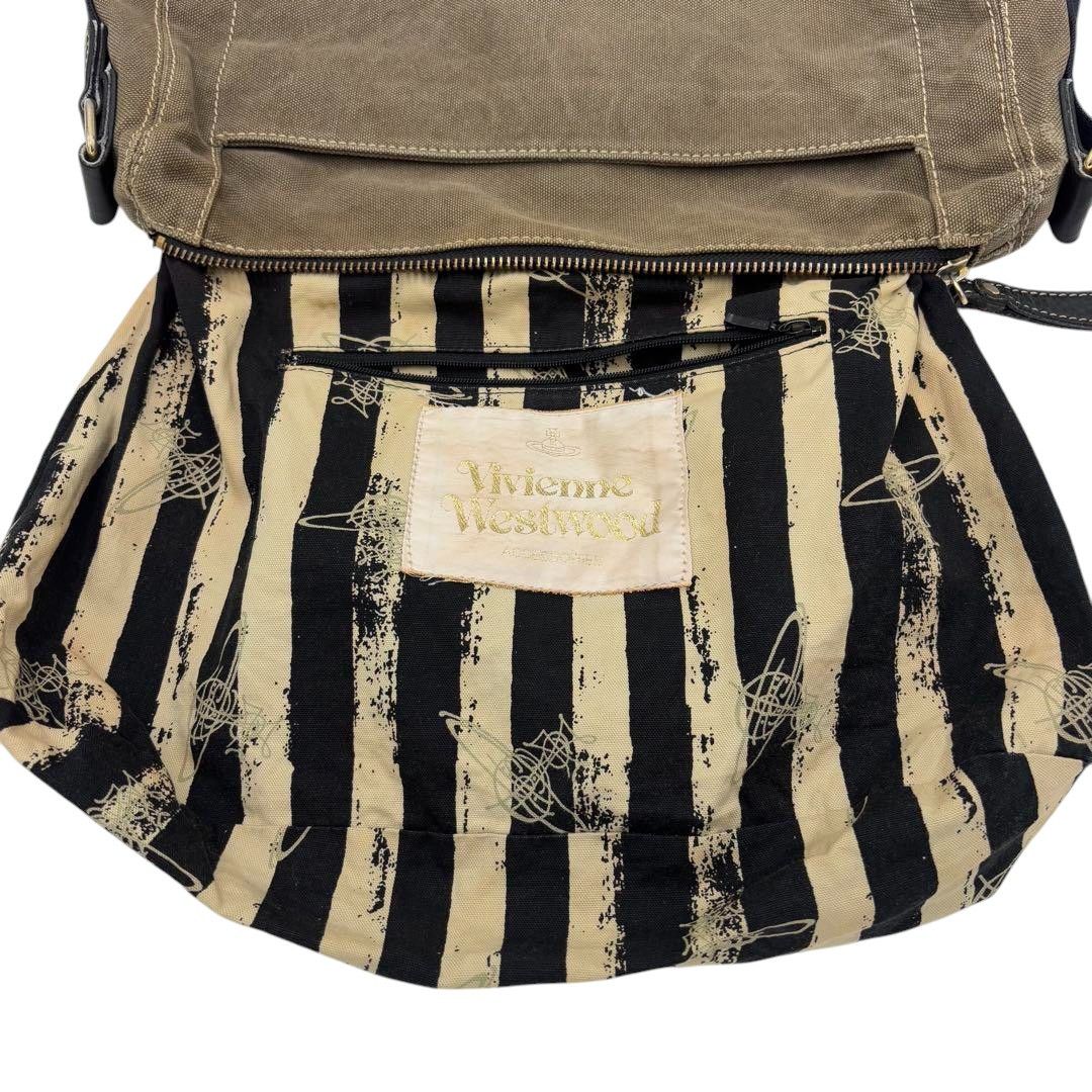Vivienne Westwood Vivienne Westwood - Orb Shoulder Bag Crossbody Khaki VIntage Size ONE SIZE - 6 Thumbnail