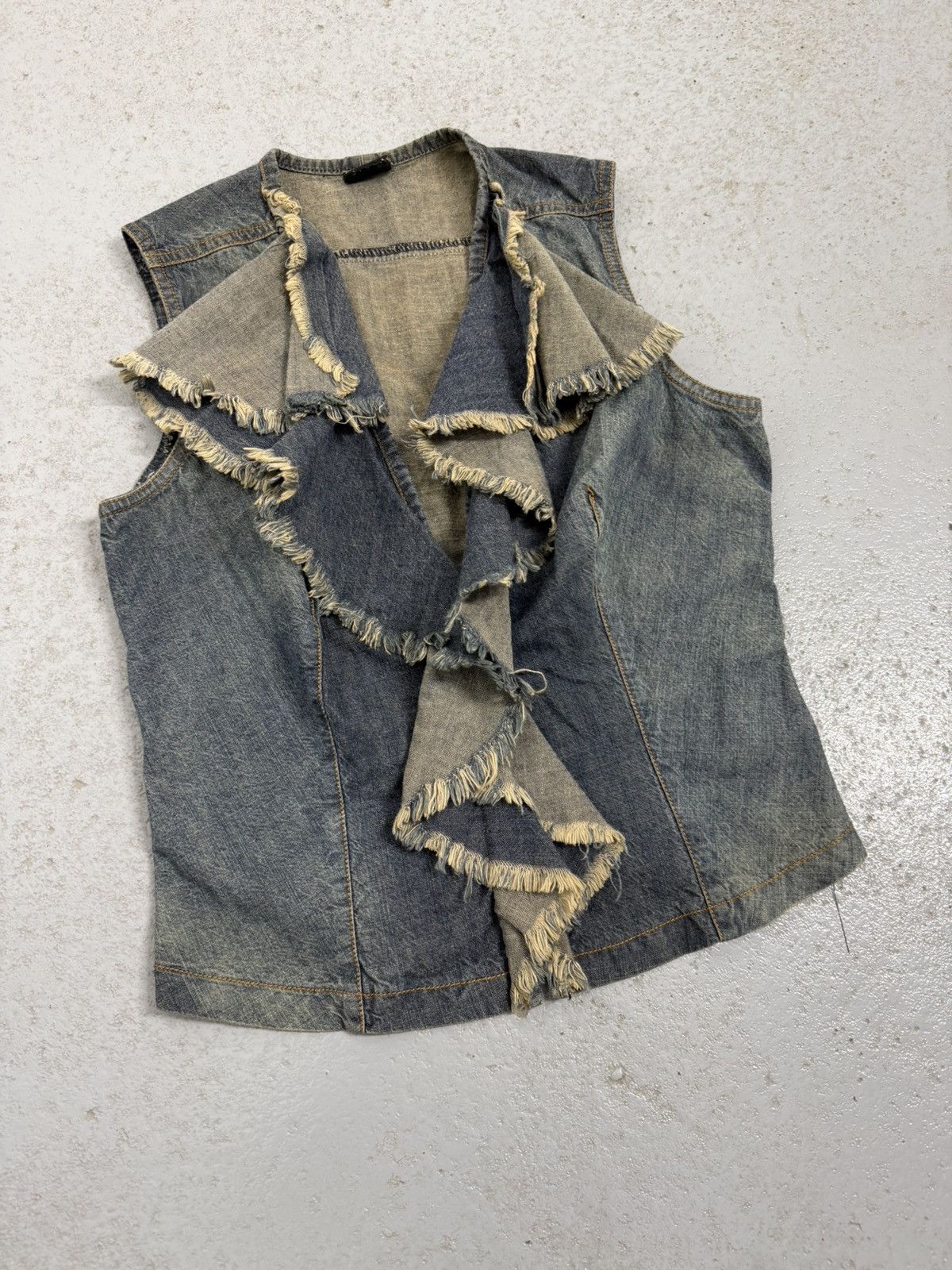 plein sud Plein Sud Jeans Waved Vest Size S / US 4 / IT 40 - 2 Thumbnail