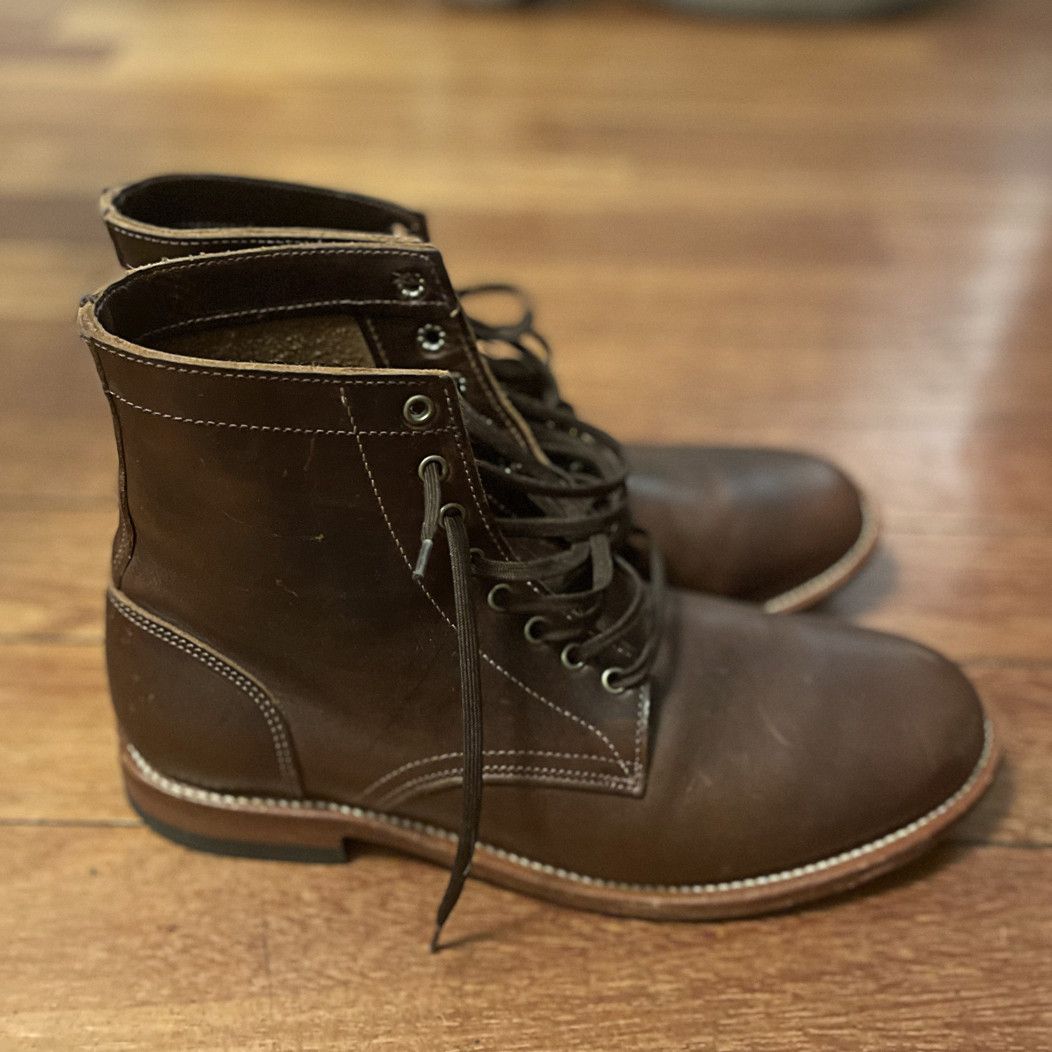 Oak Street Bootmakers Trench Boot (Brown Chromexcel) Size US 13 / EU 46 - 1 Thumbnail