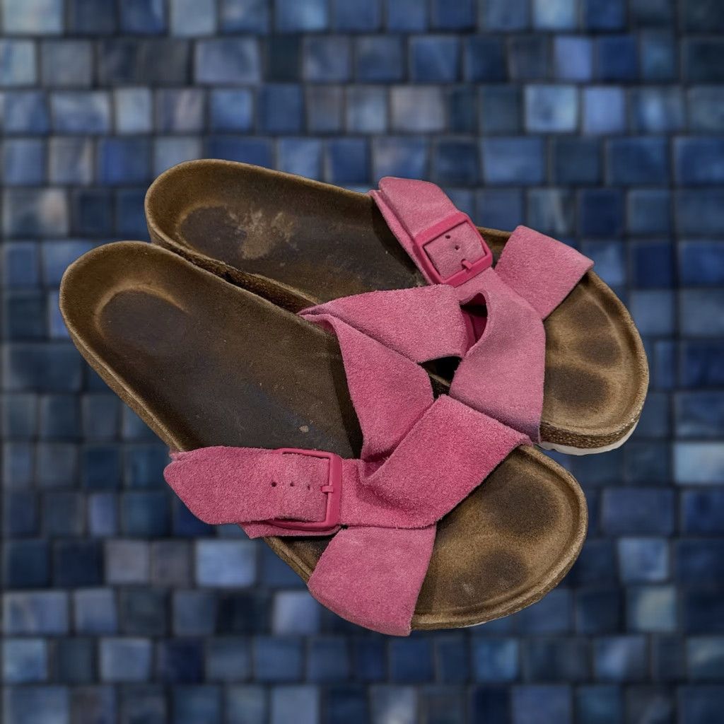 Birkenstock Birkenstock Siena Sandals Womens 11 EU 42 Narrow Suede Fuchsia Slide Slip On Sandal Womens Shoes Birkenstock Siena Y23-236 Size US 11 / IT 41 - 1 Thumbnail