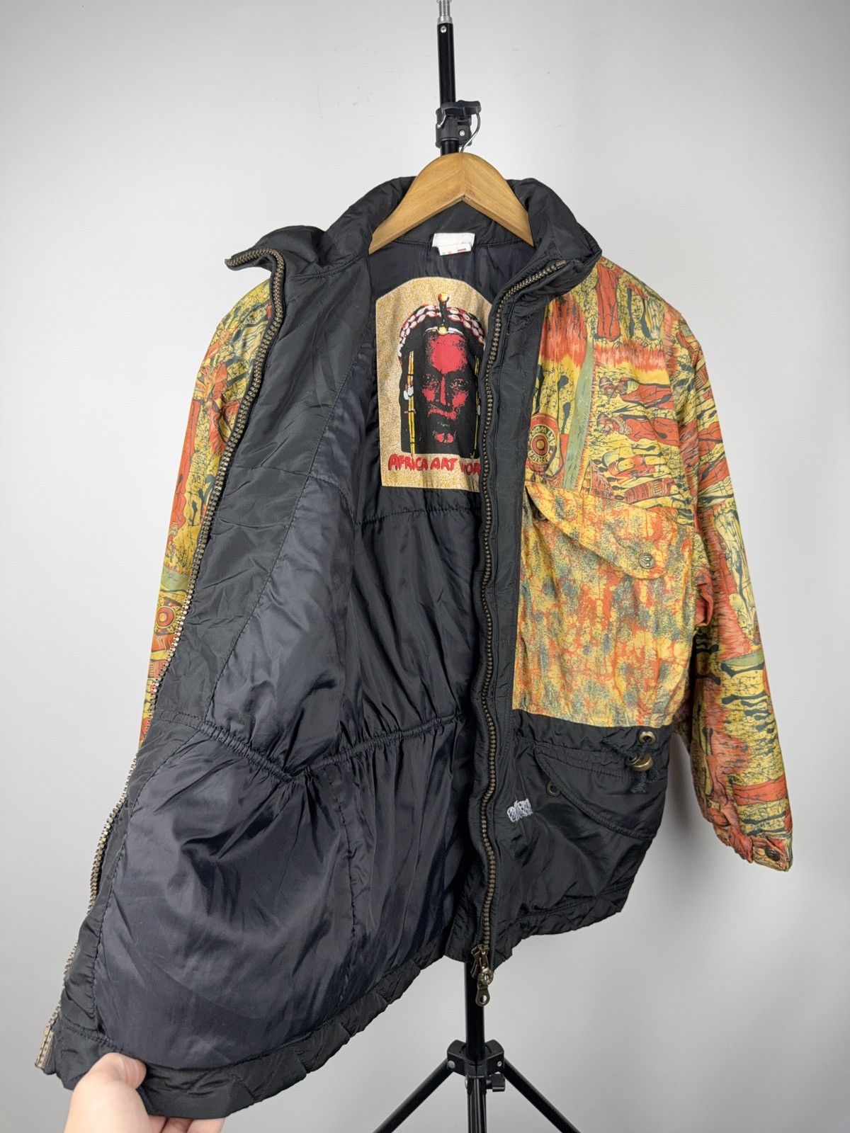 Ellesse Vintage Archive RETRO Ellesse Africa Art Work Ski Jacket 90s Size US L / EU 52-54 / 3 - 11 Thumbnail