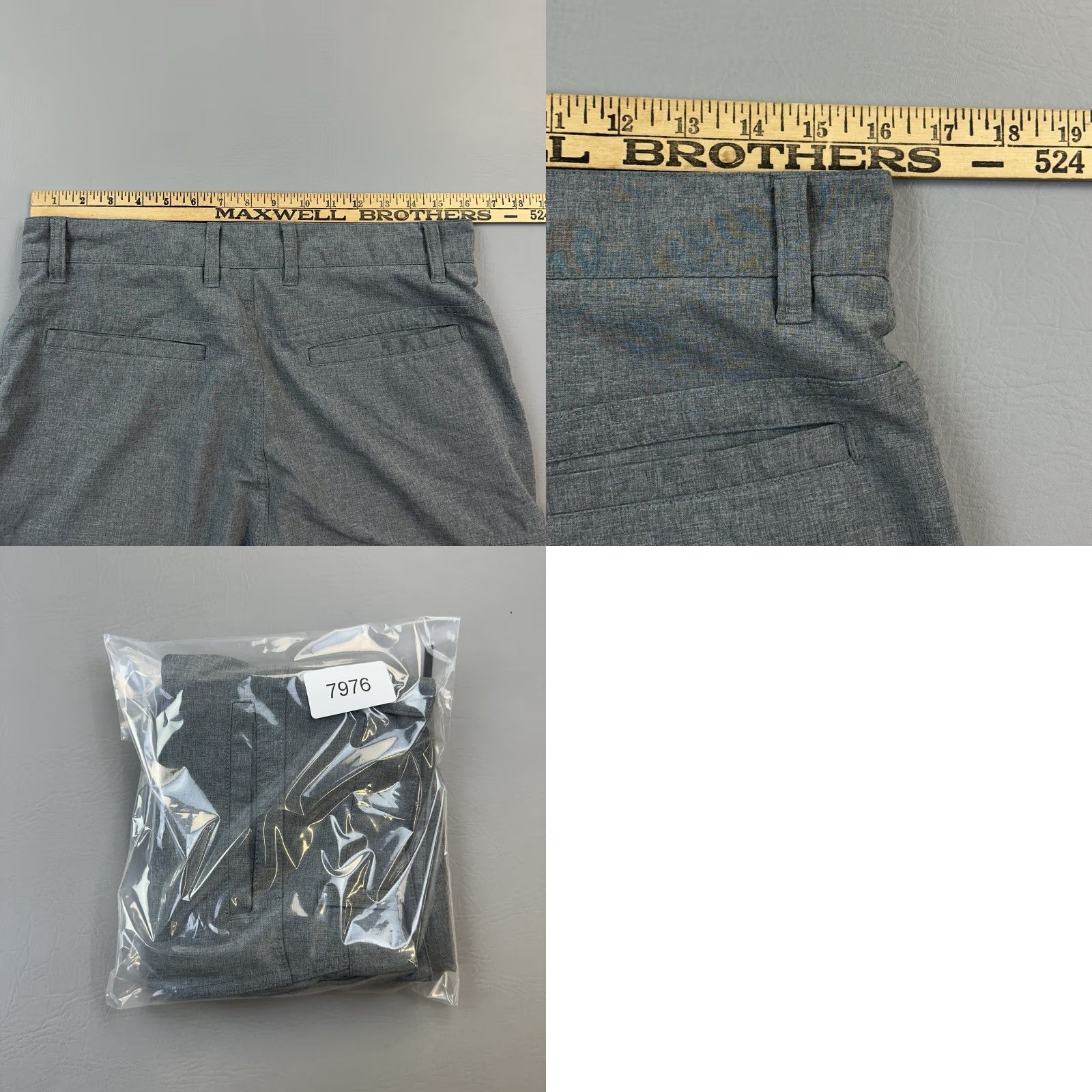 Panama Jack Panama Jack Shorts Mens 32 Gray Utility Pocket Performance Stretch Golf Casual Size US 32 / EU 48 - 8 Thumbnail