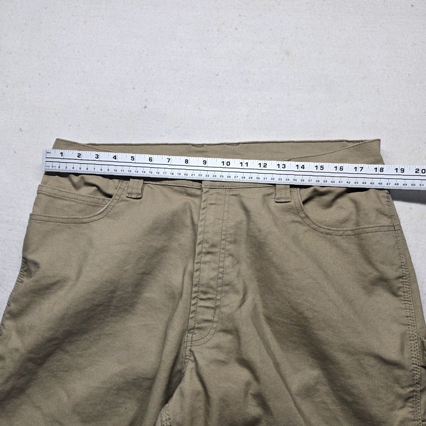 J Brand VINTAGE RK Brand Carpenter Pants Workwear 36x30 Tan Canvas Straight Leg Mens Size US 36 / EU 52 - 5 Thumbnail
