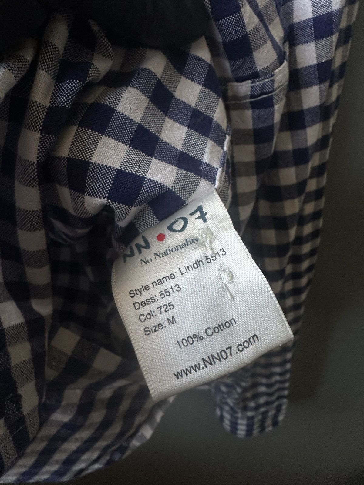 NN07 No Nationality 07 Plaid Cotton Shirt Size M Size US M / EU 48-50 / 2 - 5 Thumbnail