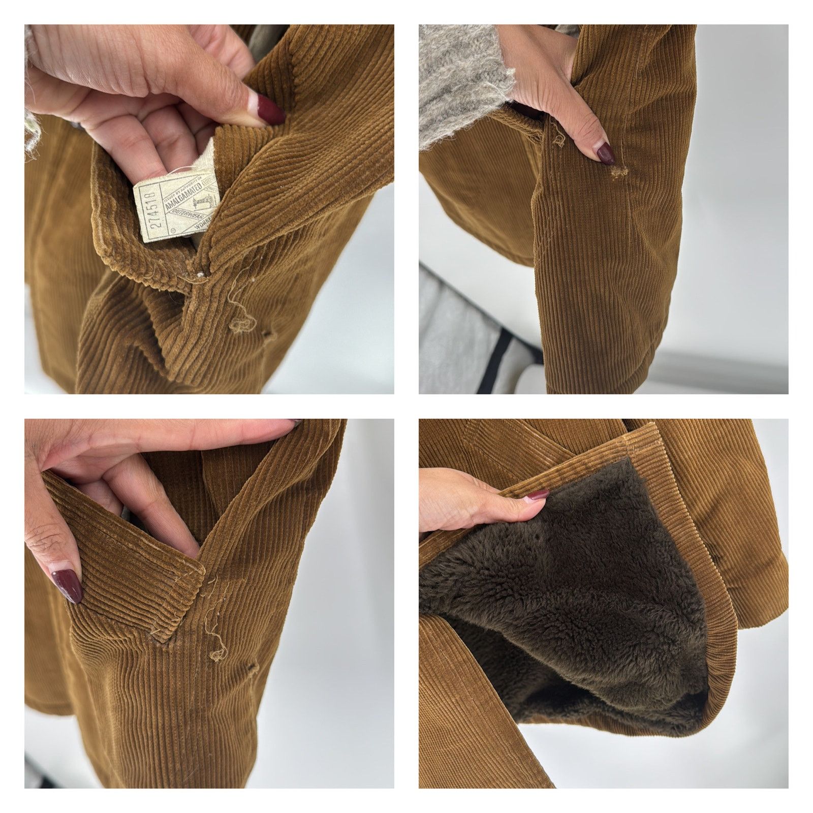 Other Vintage 70s McGregor Corduroy coat 42 extra long heavy Size US XXL / EU 58 / 5 - 7 Thumbnail