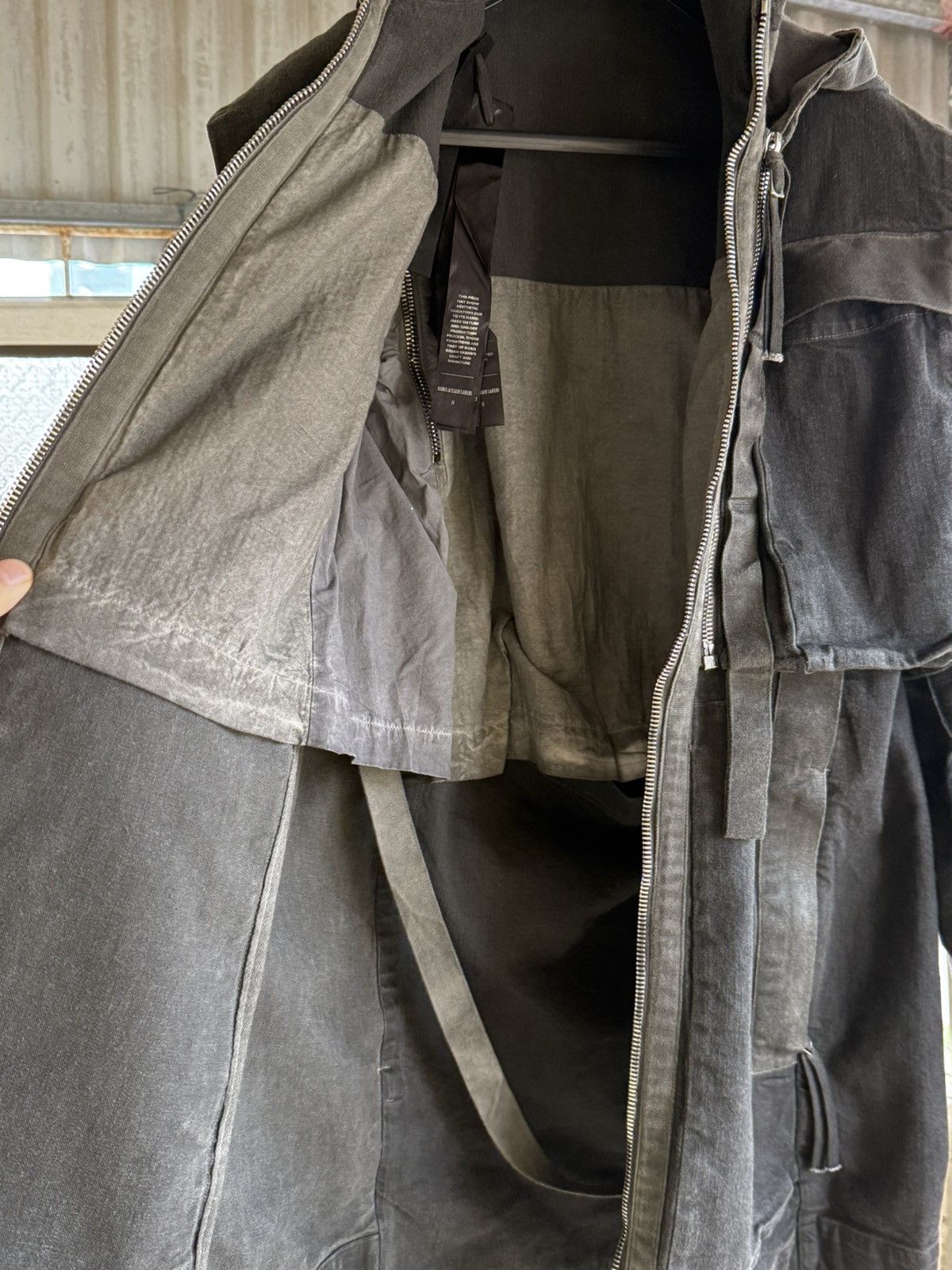 Boris Bidjan Saberi Boris Bidjan Saberi parka 2.1 dark grey Size US S / EU 44-46 / 1 - 11 Thumbnail