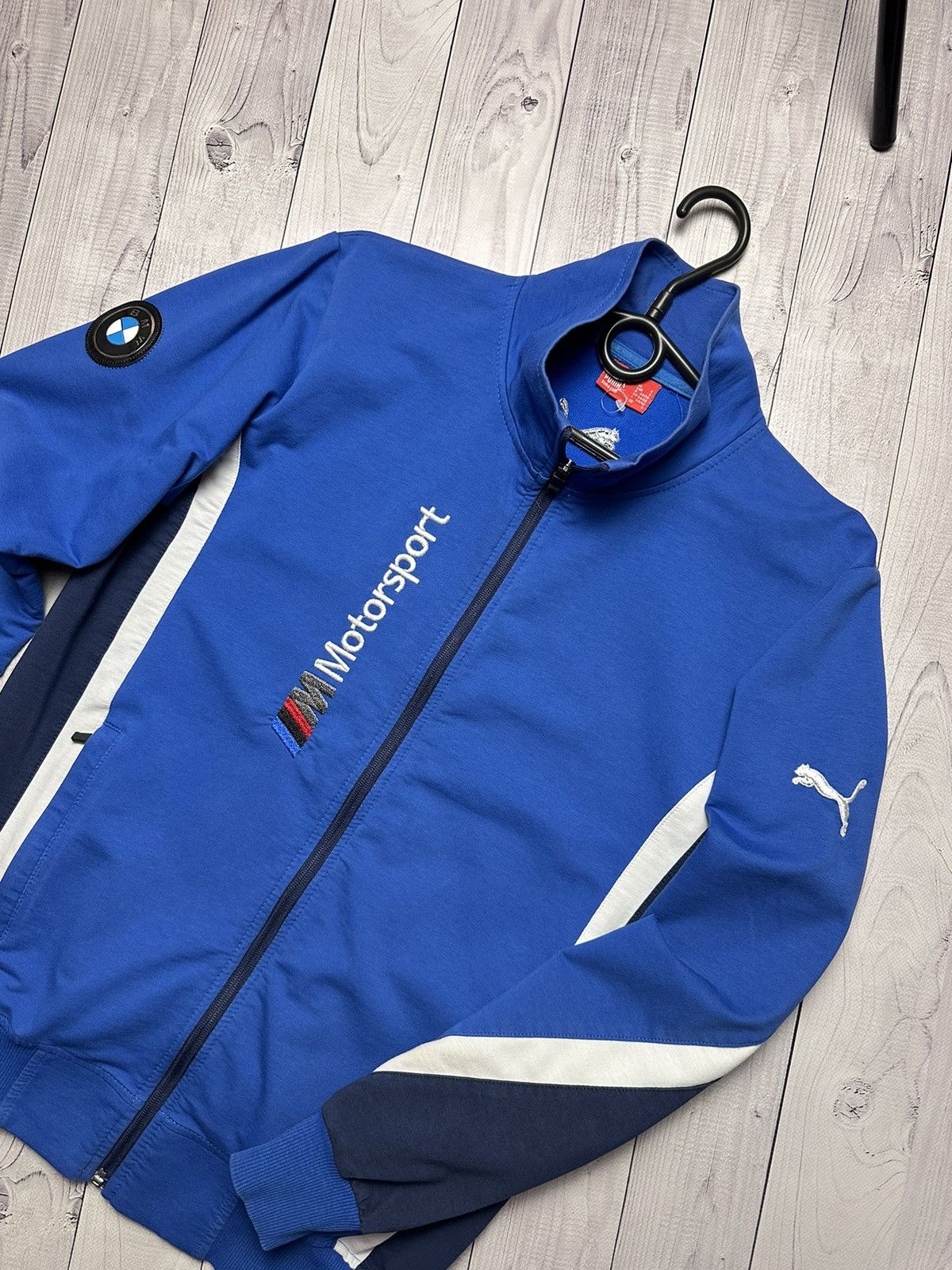 BMW × Puma Vintage puma BMW racing track jacket size S blue logo Size US S / EU 44-46 / 1 - 2 Thumbnail