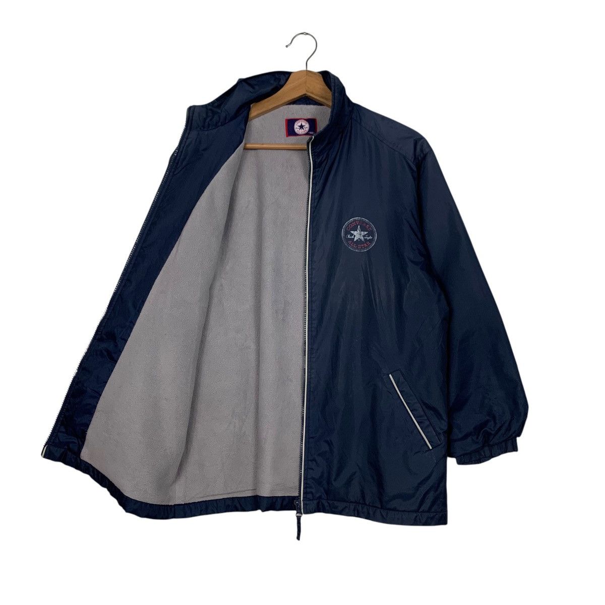 Converse Vintage 90's CONVERSE Big Logo Light Jacket #2787-C126 Size US S / EU 44-46 / 1 - 11 Thumbnail