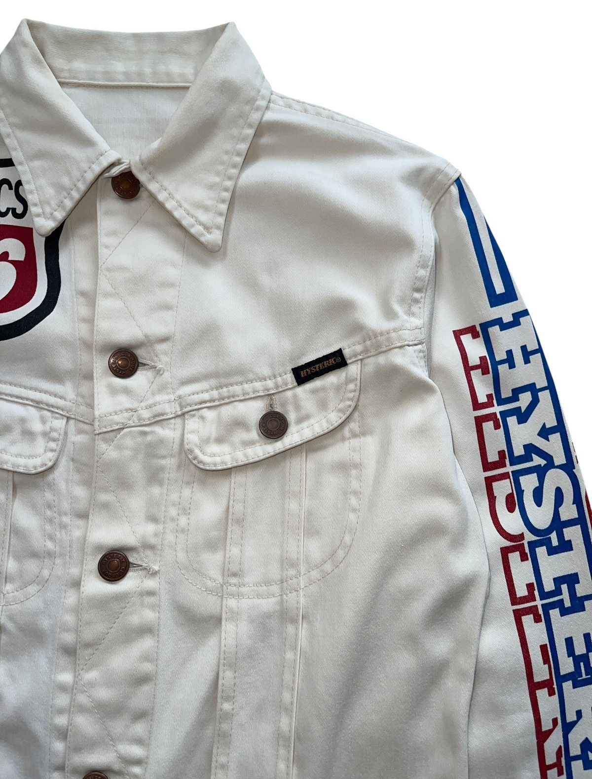 Hysteric Glamour Vtg Hysteric Glamour Punk Denim Jacket Size S / US 4 / IT 40 - 9 Thumbnail