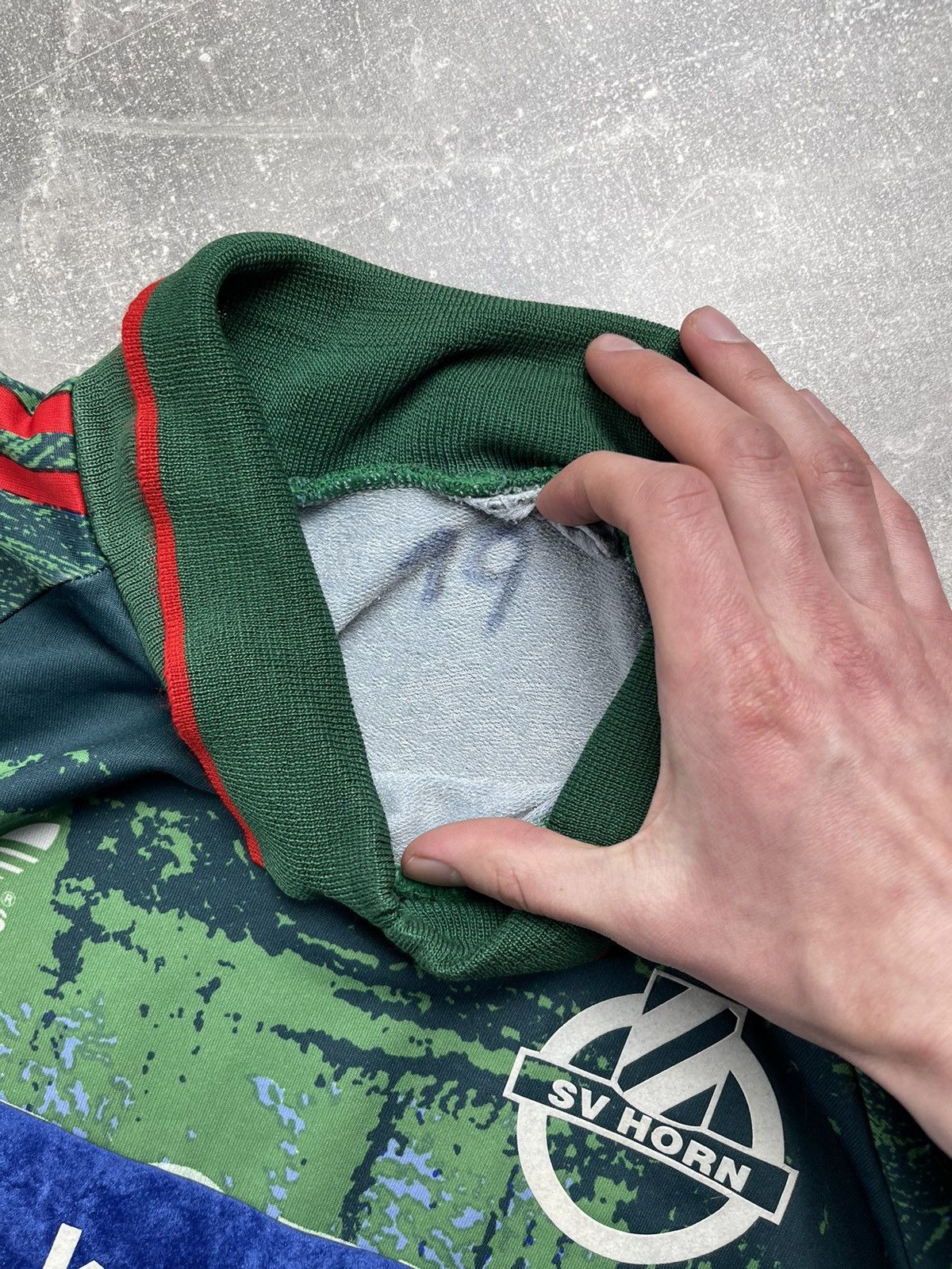 Adidas Vintage Adidas SV Horn Goalkeeper Jersey Vintage Graphic Size US L / EU 52-54 / 3 - 12 Thumbnail
