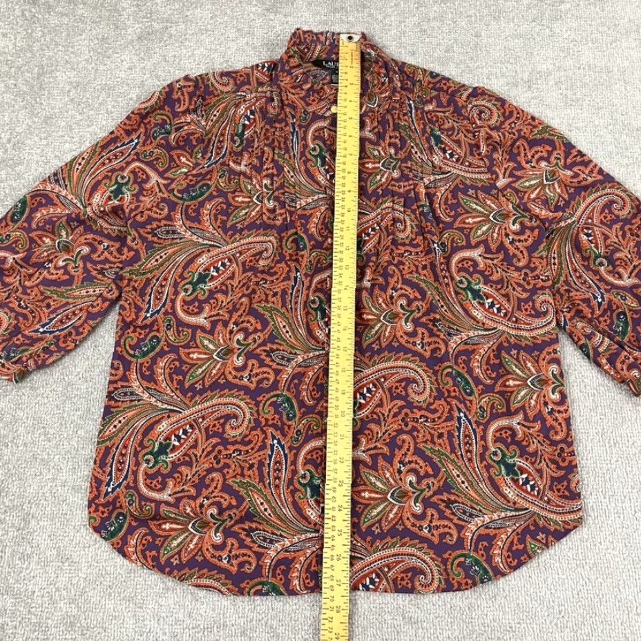 Ralph Lauren LAUREN RALPH LAUREN Black Label Alshinto Shirt Womens Medium Mid Sleeve Button Shirt Size M / US 6-8 / IT 42-44 - 5 Thumbnail