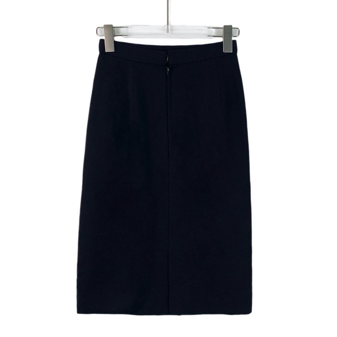Dior Dior Navy Blue Wool Casual Skirt K26WX Size 30" / US 8 / IT 44 - 2 Thumbnail