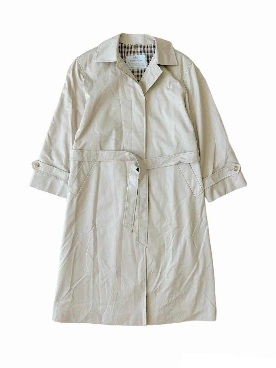 Aquascutum Aquascutum London Aqua 5 single-breasted trench coat beige Size M / US 6-8 / IT 42-44 - 1 Thumbnail