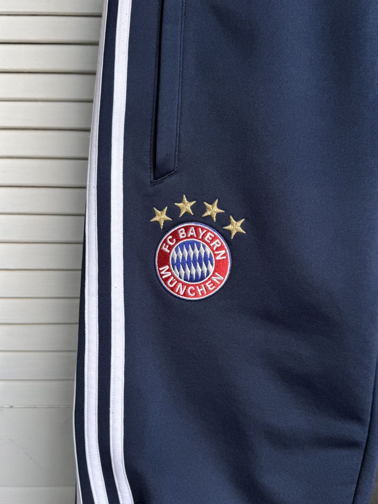 Adidas Adidas FC Bayern Munich Track Training Soccer Pants Blue Size US 30 / EU 46 - 8 Thumbnail