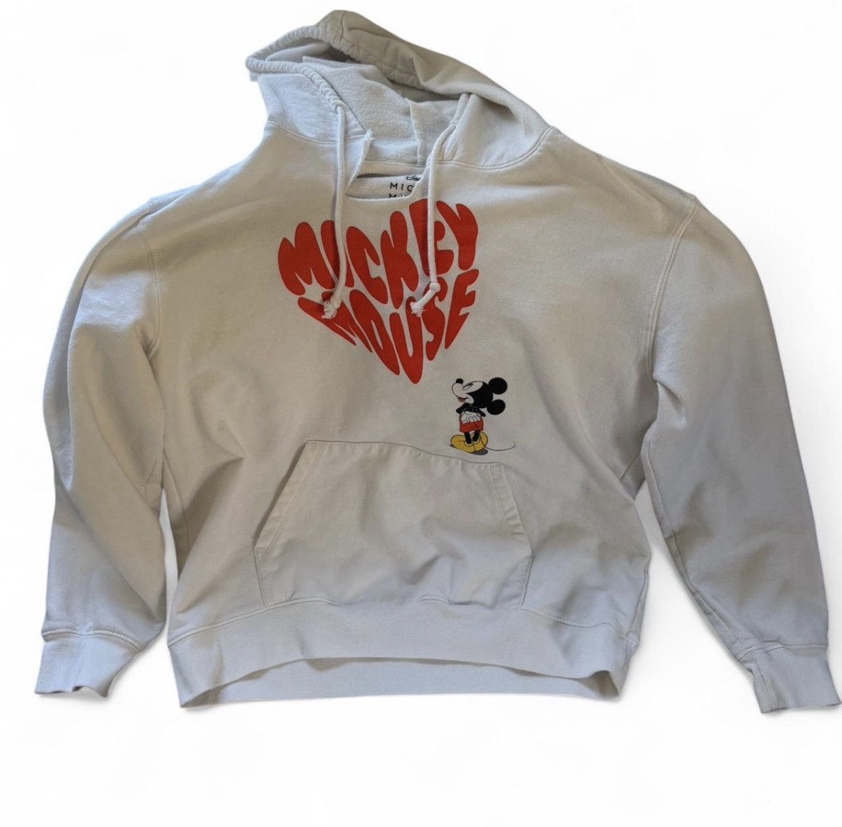 Disney Womens Juniors Disney Mickey Mouse Hoodie Size XXL 19 Size XXL / US 16-18 / IT 52-54 - 1 Thumbnail