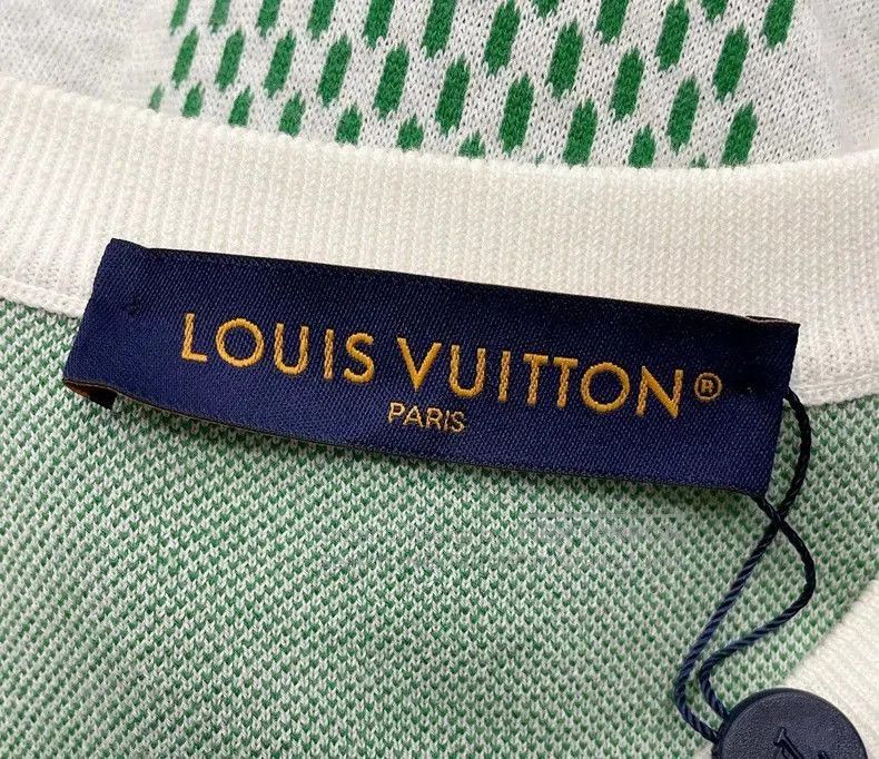 Louis Vuitton Louis Vuitton Green Checkerboard Tee. Size US L / EU 52-54 / 3 - 6 Thumbnail