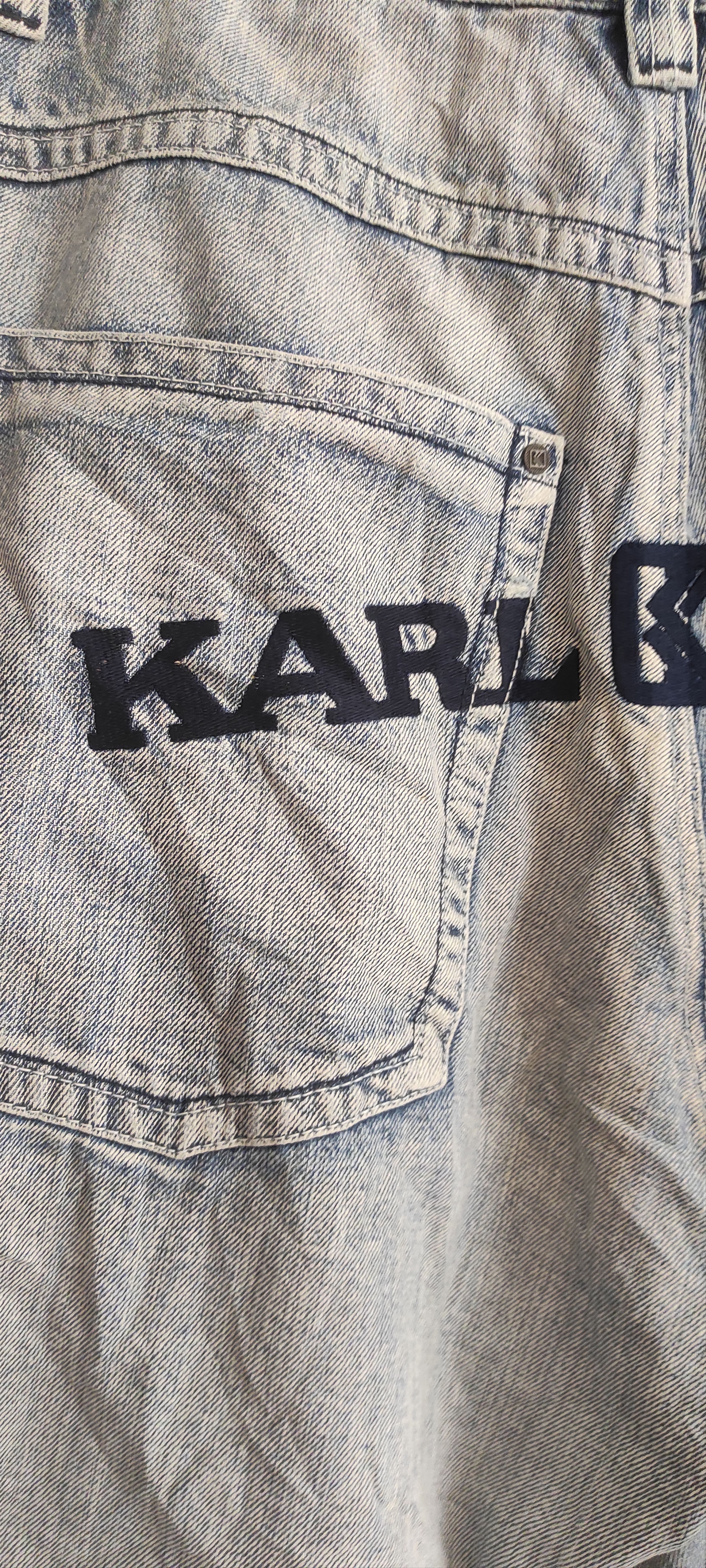 Karl Kani KARL KANI Hip Hop Baggy Denim Shorts Jeans 90s Size 38 Size US 38 / EU 54 - 12 Thumbnail