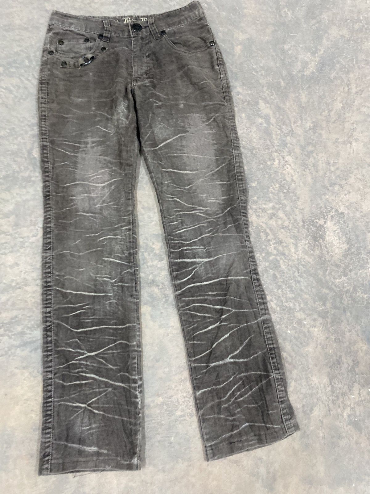 Hysteric Glamour BLOW PUNK GRUNGE GOTHIC CLAW CORDUROY PANTS LGB Size US 30 / EU 46 - 3 Thumbnail