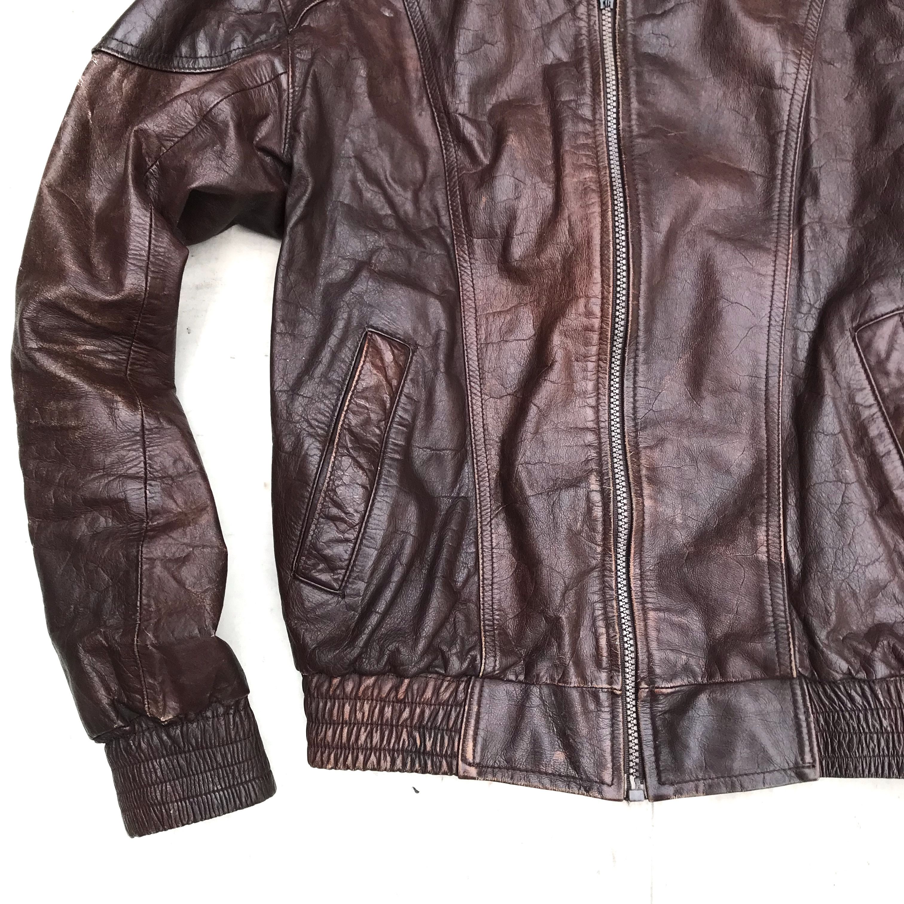 Stadium Goods Vintage Stadium Helmet project 8 Leather Sport Bike Jacket Size US M / EU 48-50 / 2 - 2 Thumbnail