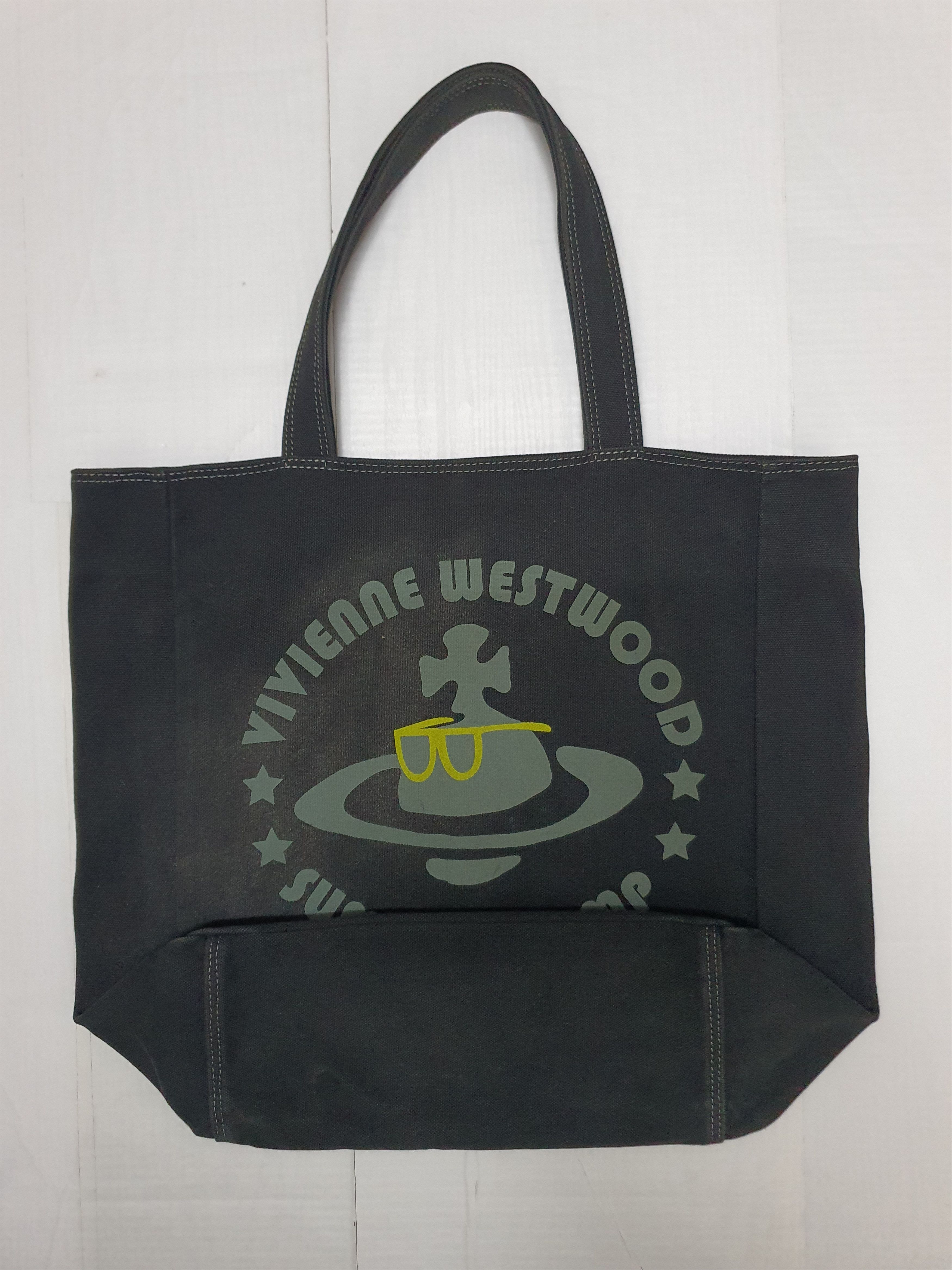 Vivienne Westwood Vivienne Westwood SUMMER CAMP Black Tote Bag. Size ONE SIZE - 5 Thumbnail