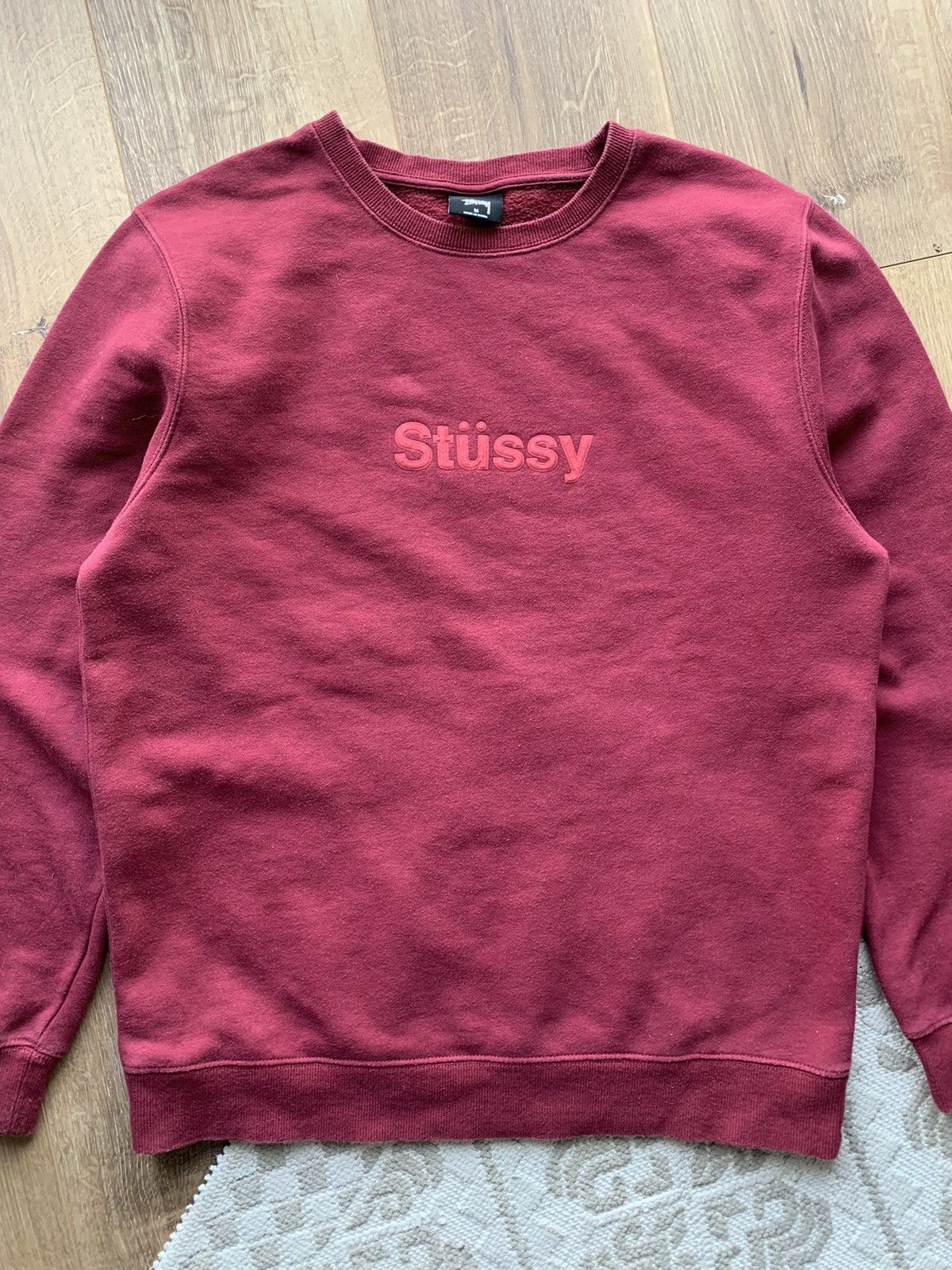 Stussy Vintage STUSSY center logo sweatshirt Size US M / EU 48-50 / 2 - 3 Thumbnail