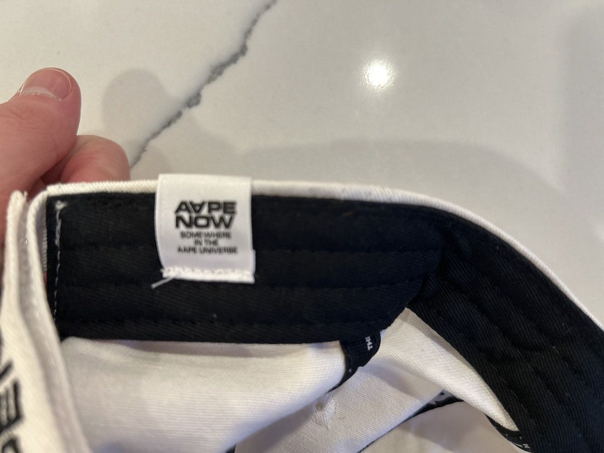 Bape Bape A ape white hat Size ONE SIZE - 3 Thumbnail
