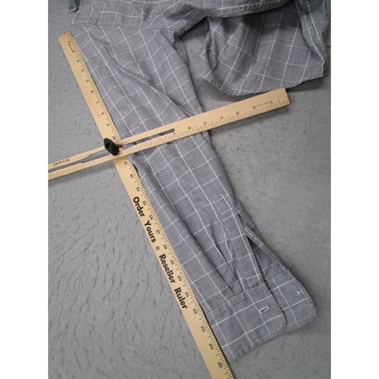 Frank & Eileen VINTAGE Frank & Eileen Shirt Women S Gray Check Knit Button-Up Work Travel Casual Size S / US 4 / IT 40 - 7 Thumbnail
