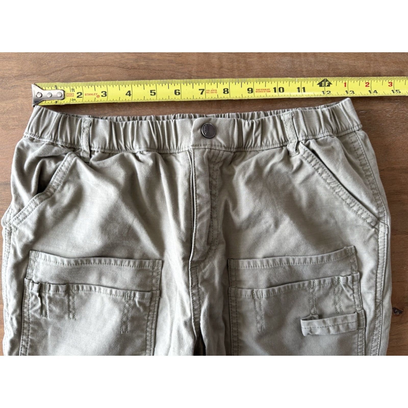 Free People FP Movement by Free People Voyage Pants Womens XS Green Cargo Elastic Waist Pants Size 26" / US 2 / IT 38 - 7 Thumbnail