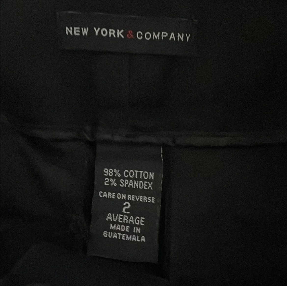 Other New York & Company Black Trousers Size 26" / US 2 / IT 38 - 2 Thumbnail
