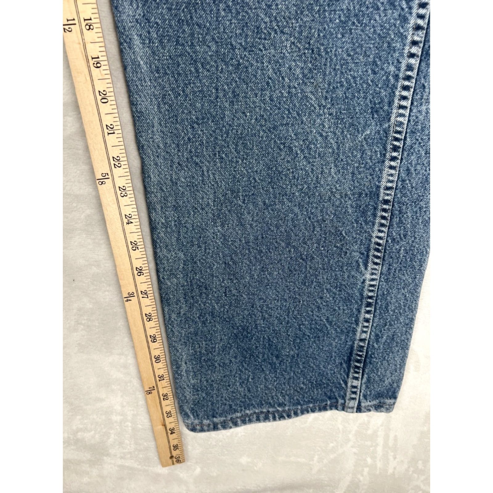 Denime Bulwark FR Jeans Mens 40x34 Blue Relaxed Straight Flame-Resistant Work Denim Shirt? Size US 40 / EU 56 - 4 Thumbnail
