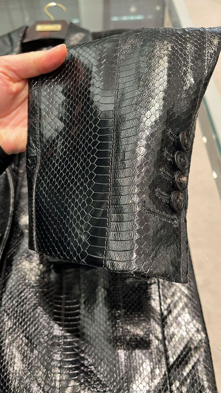 Tom Ford 🪭$15K VALUE🪭 Tom Ford snake printed leather blazer jacket Size US L / EU 52-54 / 3 - 2 Thumbnail