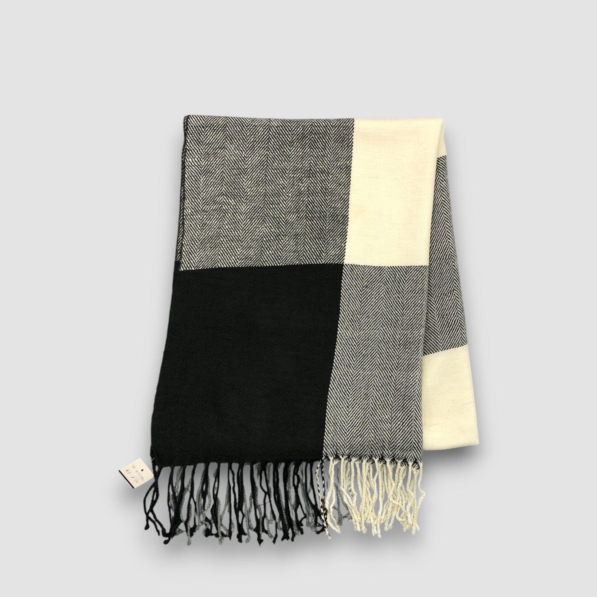 PPFM Vintage PPFM Scarf Large Wool Winter Ribbed Knit Scarves Size ONE SIZE - 5 Thumbnail
