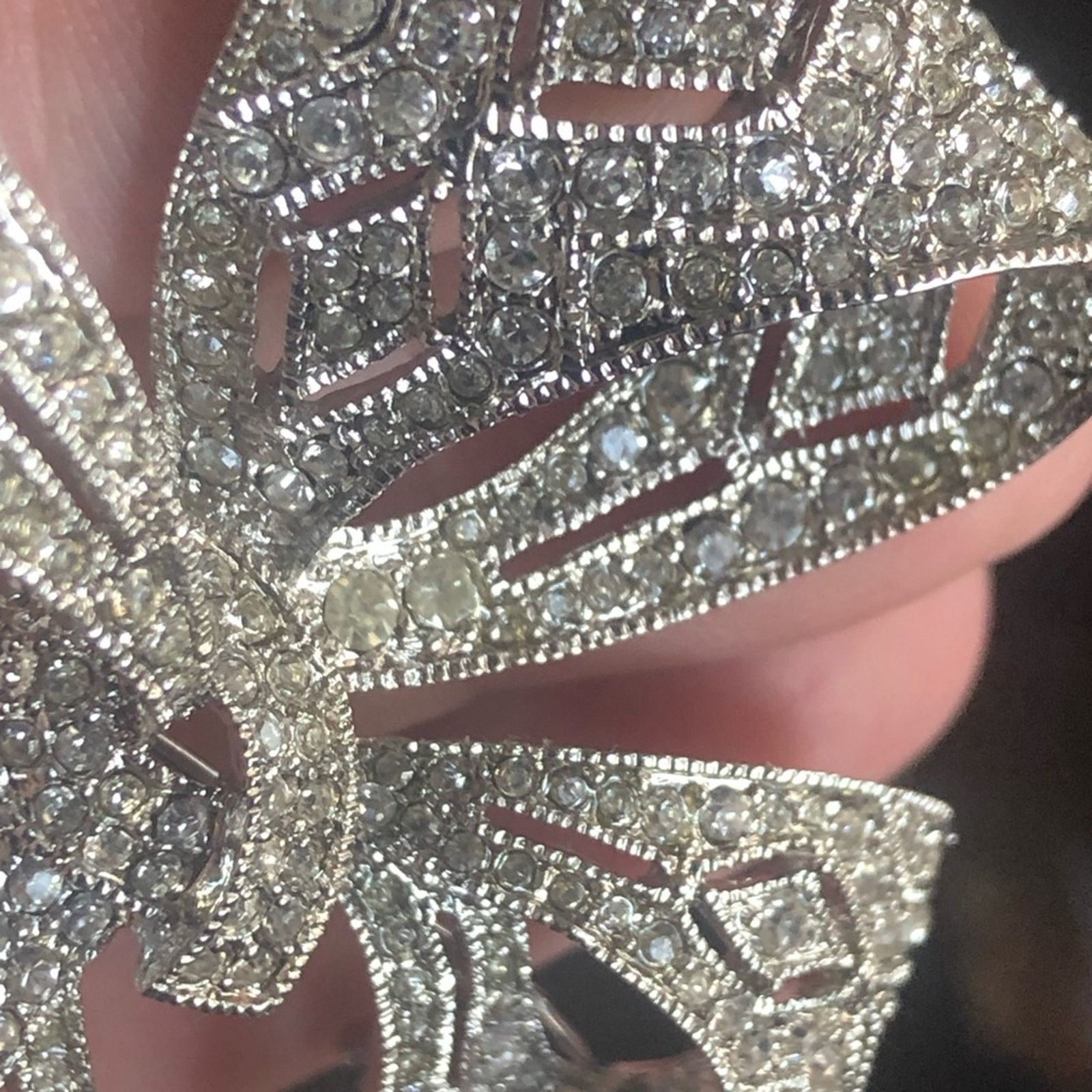 Kenneth Jay Lane Vintage art deco Kenneth Jay Lane rhinestone bow brooch pin Size ONE SIZE - 7 Thumbnail