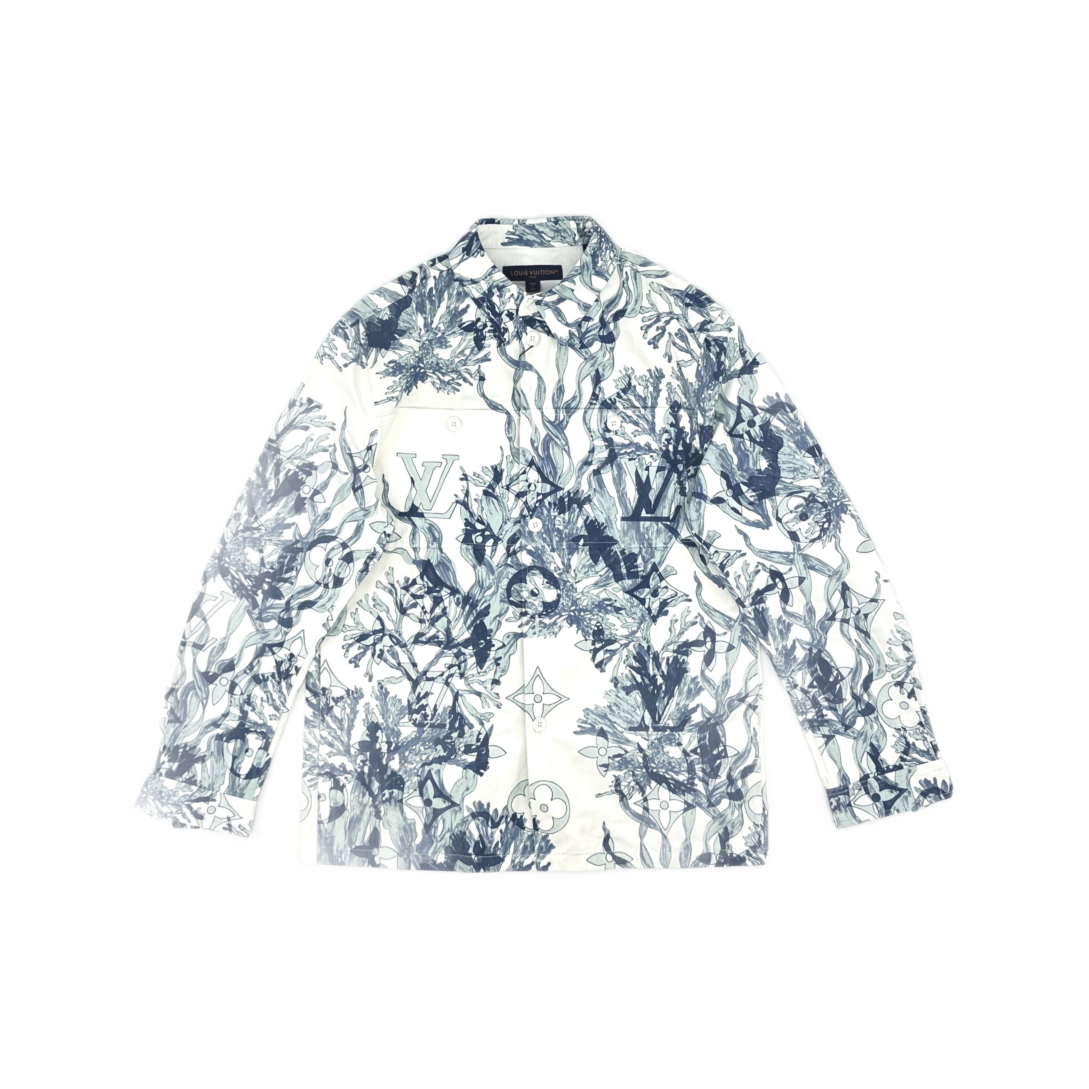 Louis Vuitton Louis Vuitton Graphic Monogram Long Sleeve Shirt M Size US M / EU 48-50 / 2 - 1 Thumbnail