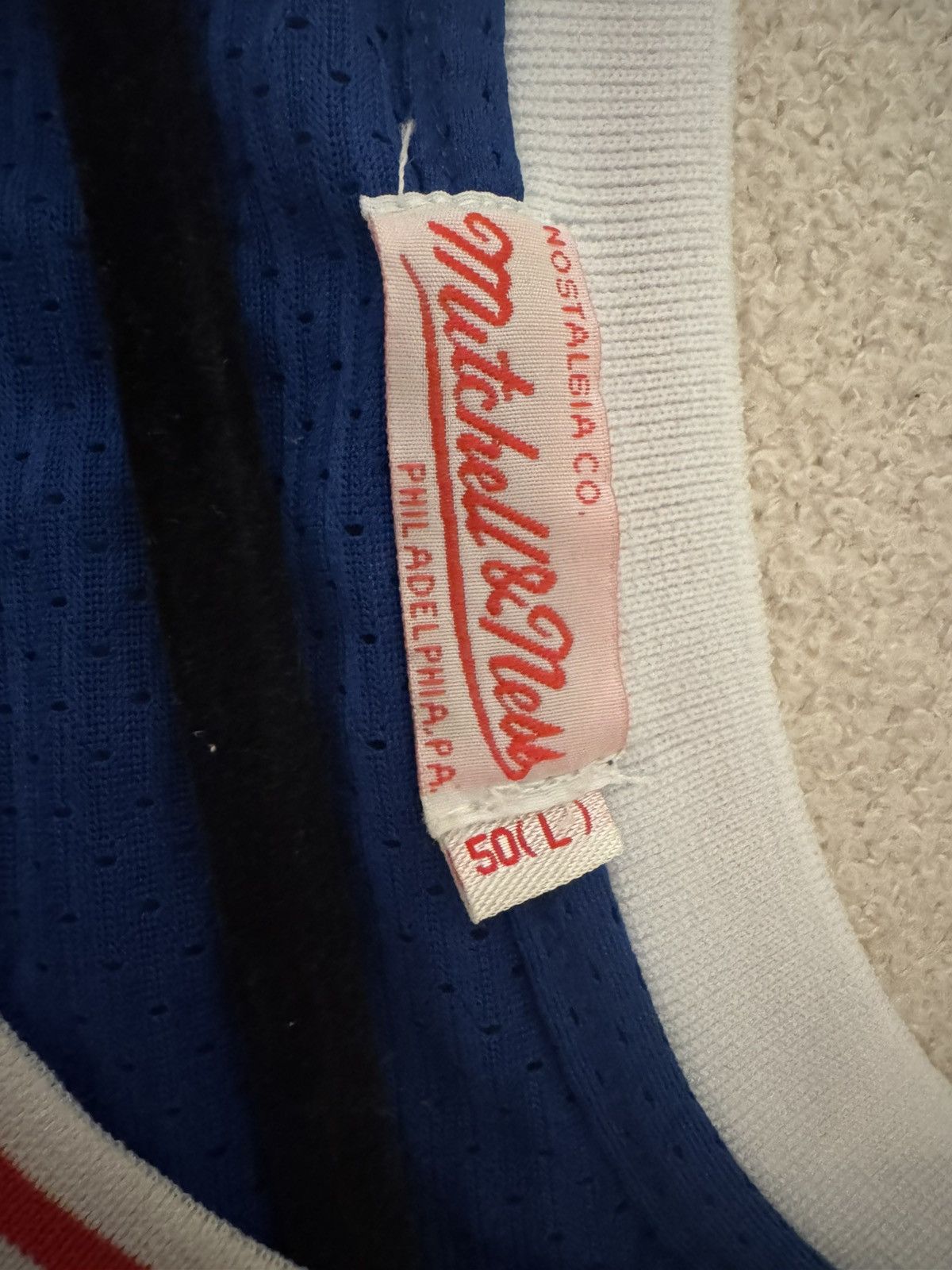 NBA Allen Iverson Philadelphia 76ers Jersey Mitchell & Ness Size US L / EU 52-54 / 3 - 4 Thumbnail