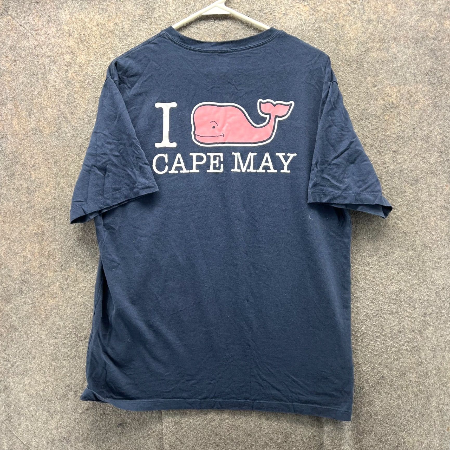 Vineyard Vines Vineyard Vines Shirt Mens Medium Blue Navy Whale Cape May Pocket Tee Cotton Crew Neck Short Sleeve Size US M / EU 48-50 / 2 - 2 Thumbnail