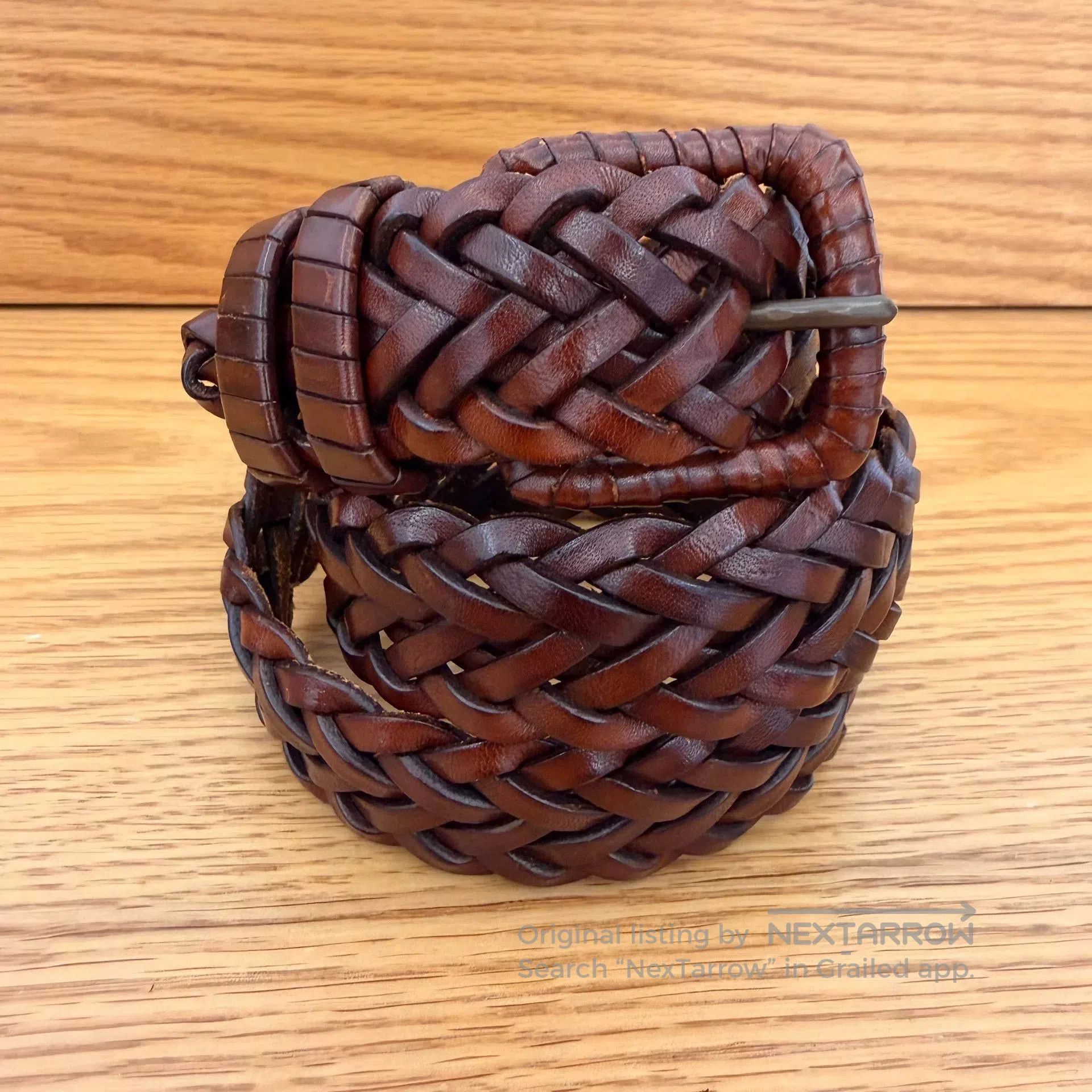 RLX Ralph Lauren Vintage Handmade Leather Belt from Italy. Size ONE SIZE - 1 Thumbnail