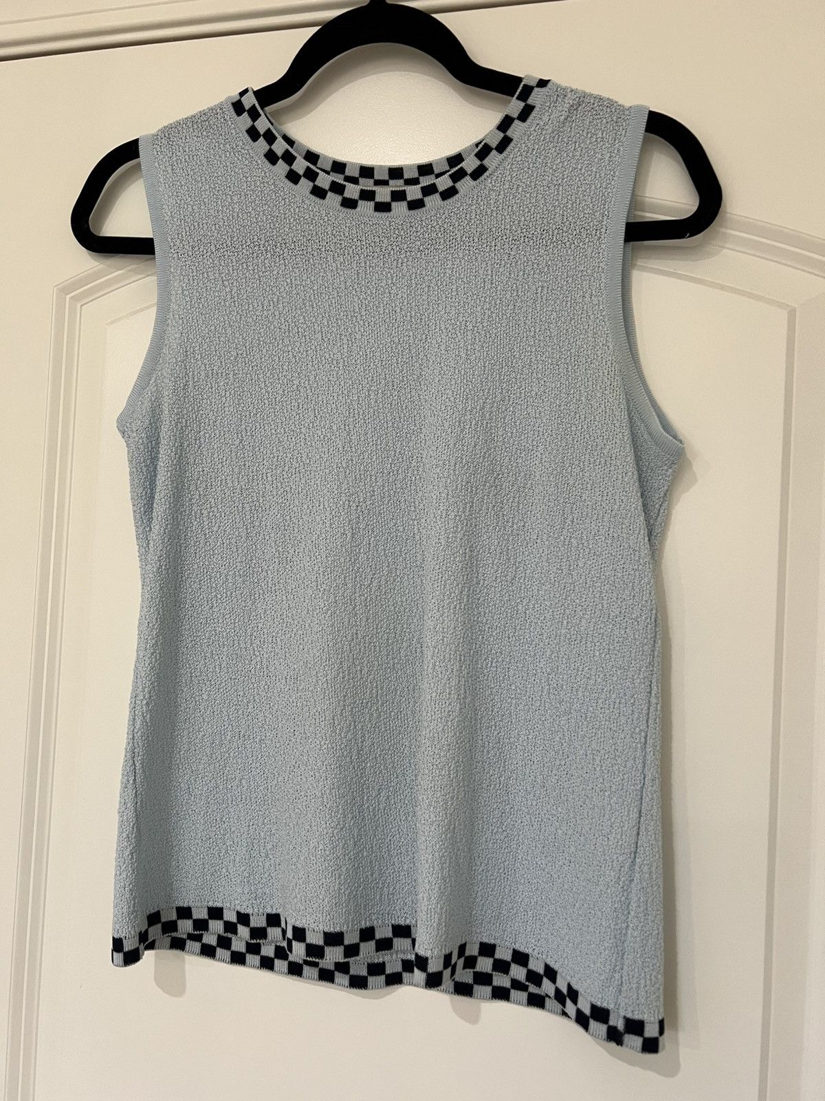 Vintage 80’s 90’s VTG Vintage First Stage Checkered Retro Blouse Size L / US 10 / IT 46 - 7 Thumbnail