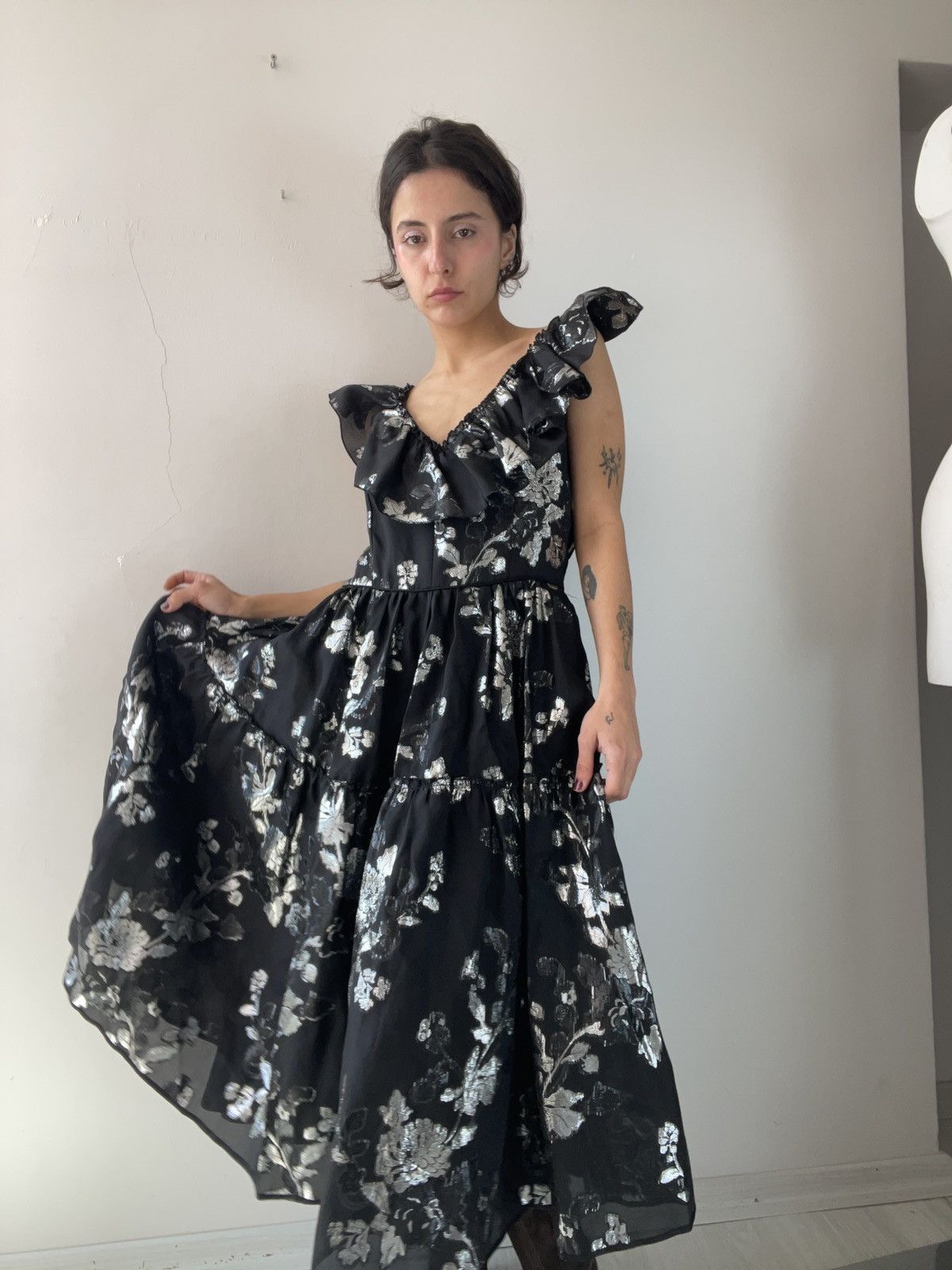 Vintage Machka silk dress Size M / US 6-8 / IT 42-44 - 1 Thumbnail