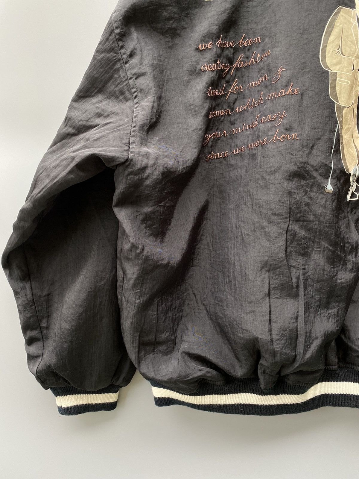Japanese Brand 90s Neoblood Tokyo Embroidered Cargo Bomber Jacket Size US L / EU 52-54 / 3 - 7 Thumbnail