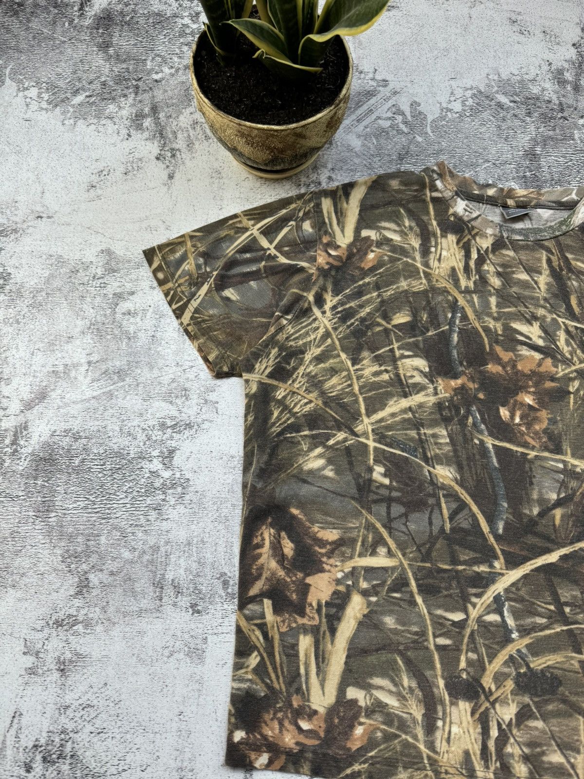 Realtree Vintage 90S Streetwear Real Tree Camouflage Army Y2K T Shirt Size US XXL / EU 58 / 5 - 5 Thumbnail