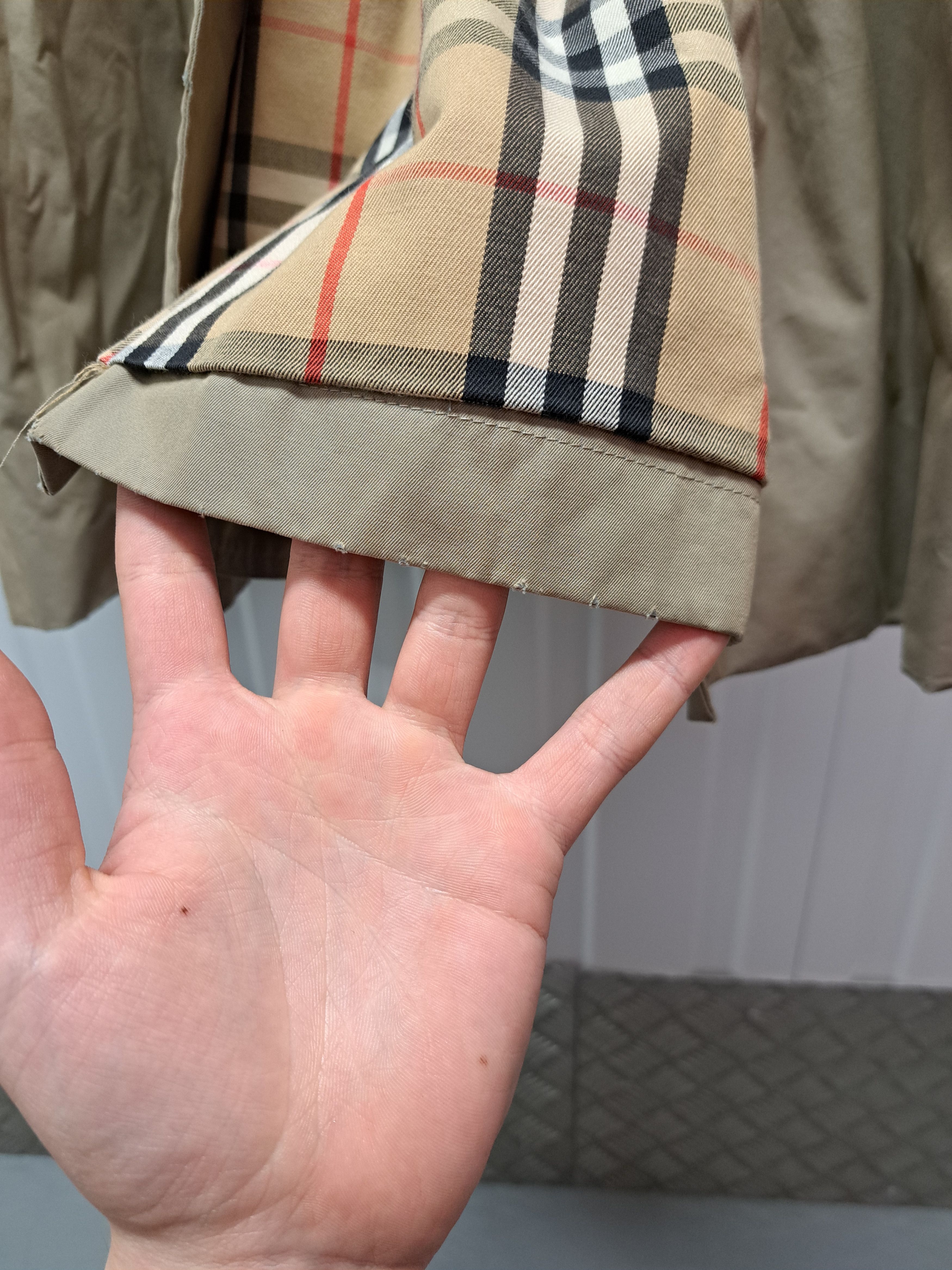 Burberry Vintage 90s Burberrys Double Breasted Trench Coat Nova Check Size US XL / EU 56 / 4 - 15 Thumbnail