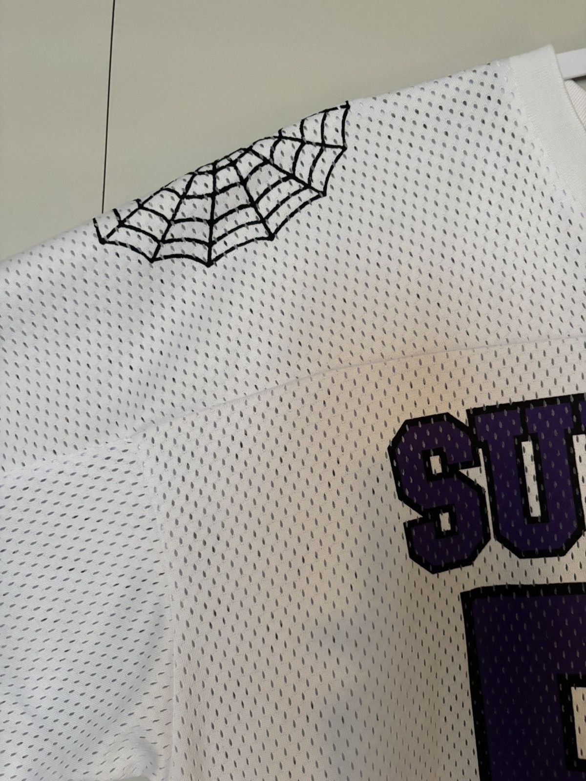 Supreme Supreme Spiderweb Football Jersey Small White Size US S / EU 44-46 / 1 - 9 Thumbnail